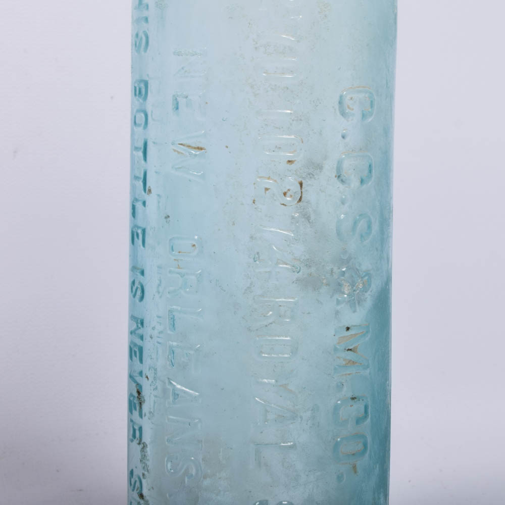 Antique New Orleans Blob Top Bottles