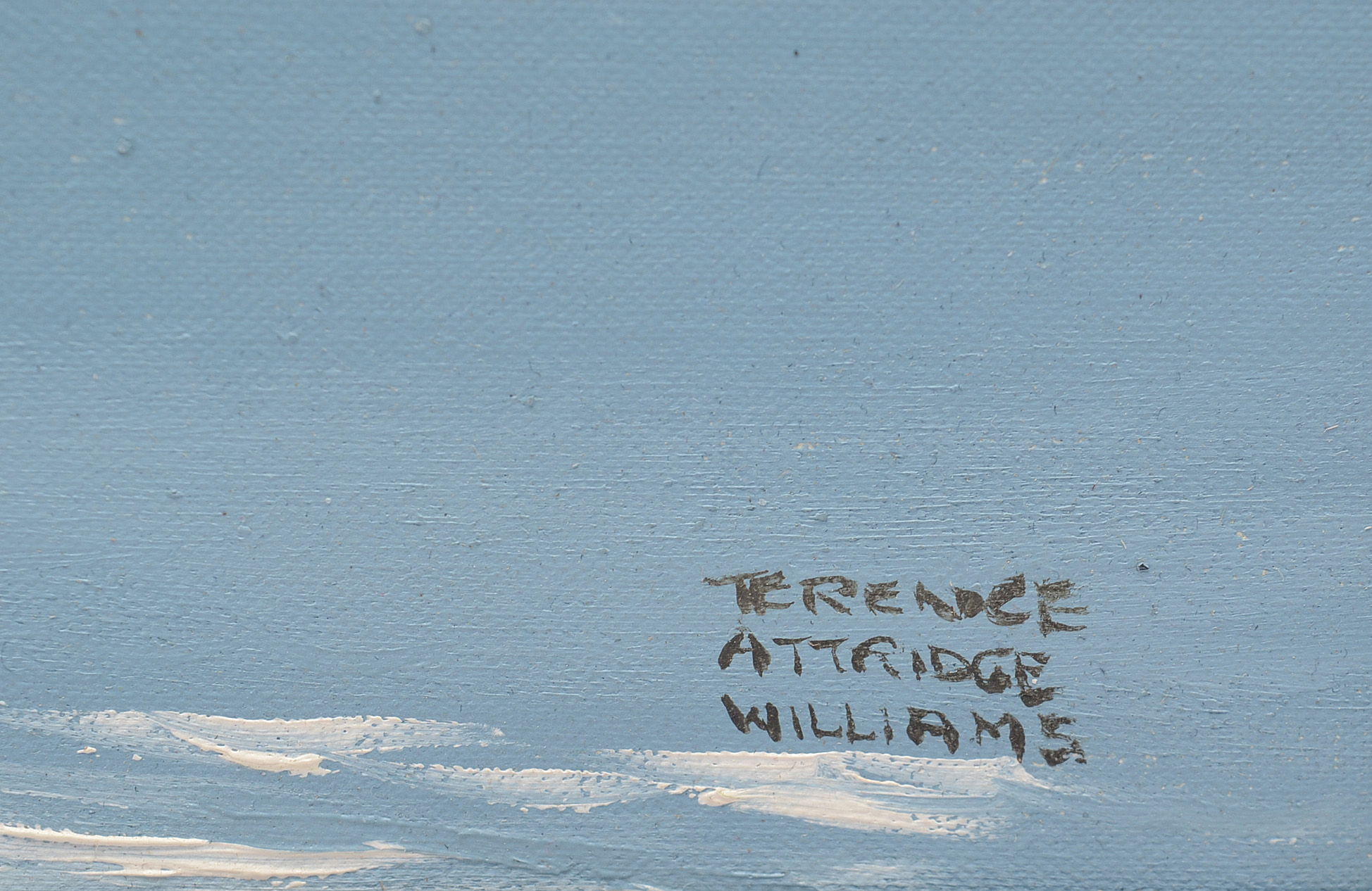 Terence Attridge Williams Oil on Board Landscape Painting