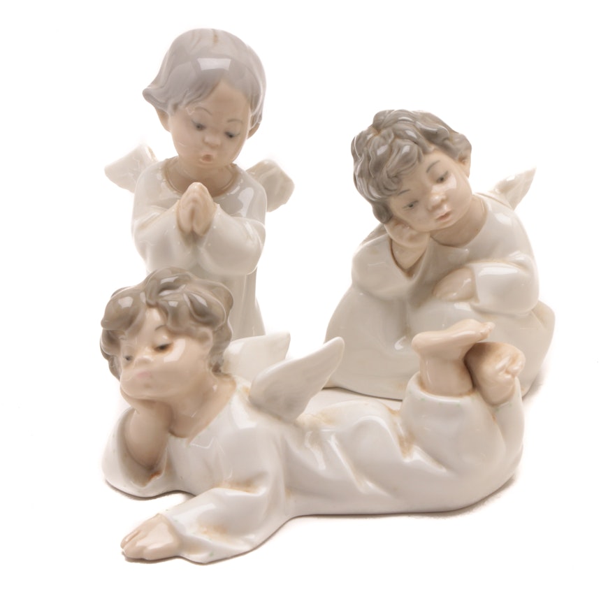Lladró Porcelain Angel Figurines