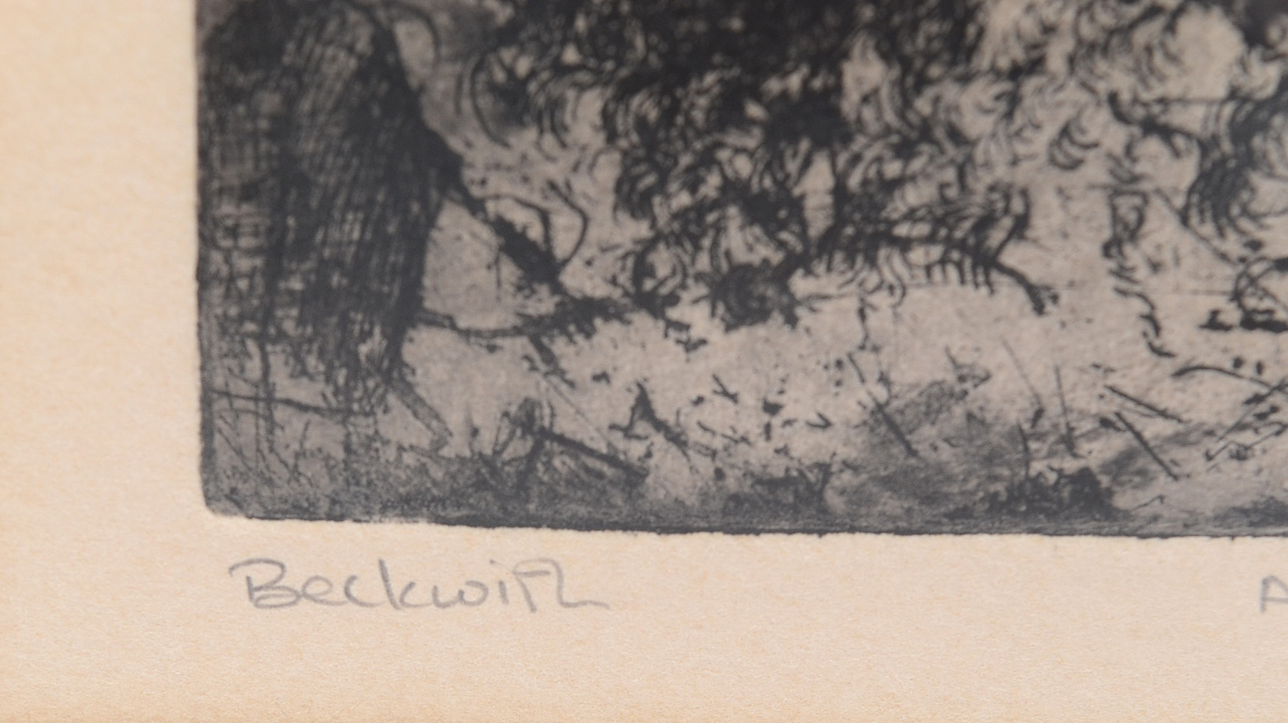 Joel Beckwith Signed Limited Edition Etching "A Pair of Kings"