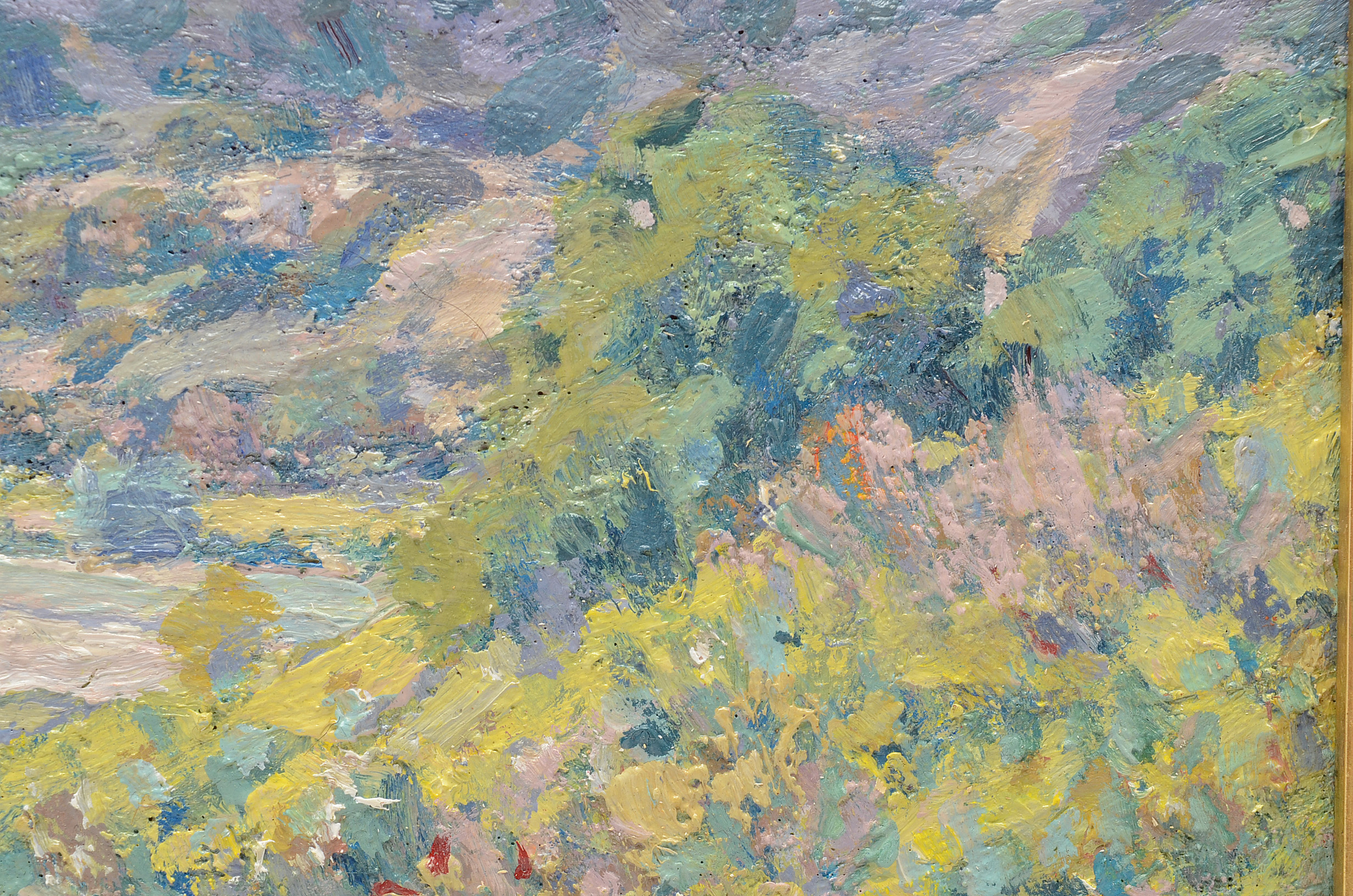 Gary Ray Original Oil Painting on Board of Mountain Landscape