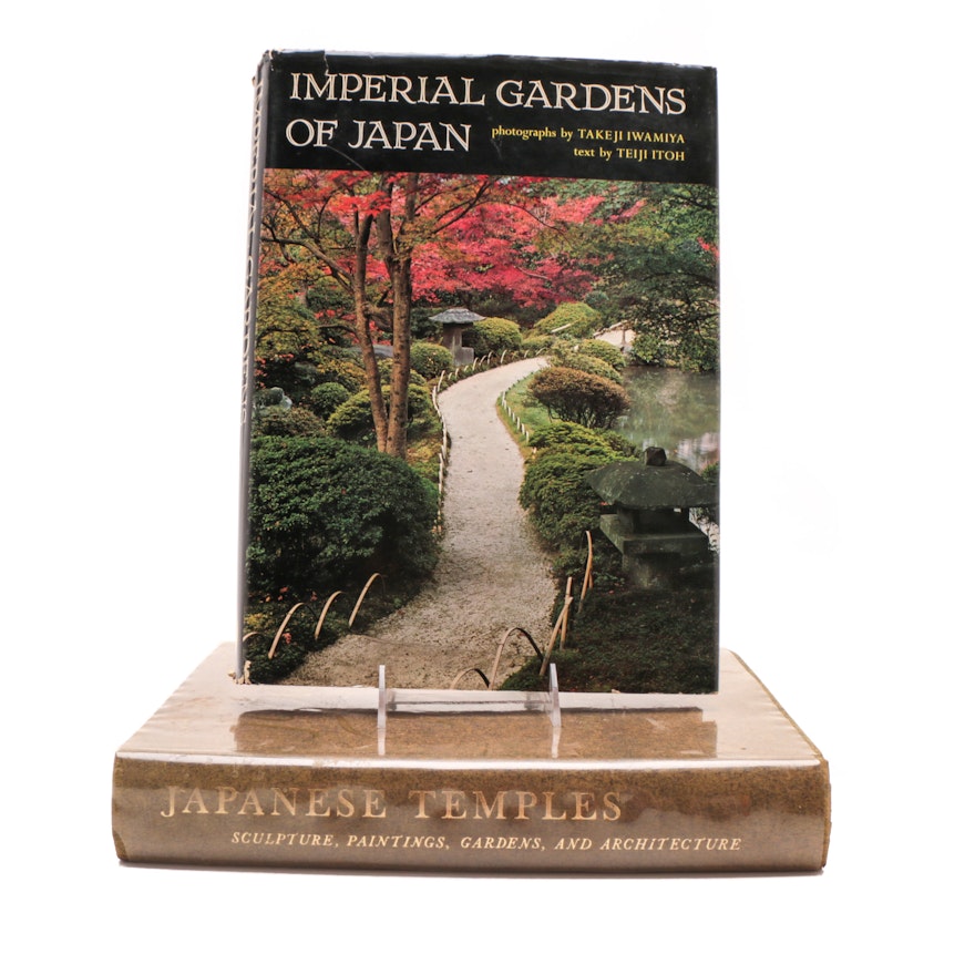 "Japanese Temples" and "Imperial Gardens" Coffee Table Books