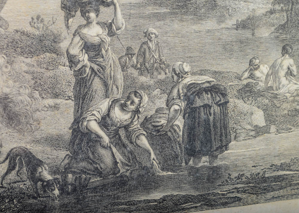 Engraving After Carel van Falens' "Rendez-Vous de Chasse"