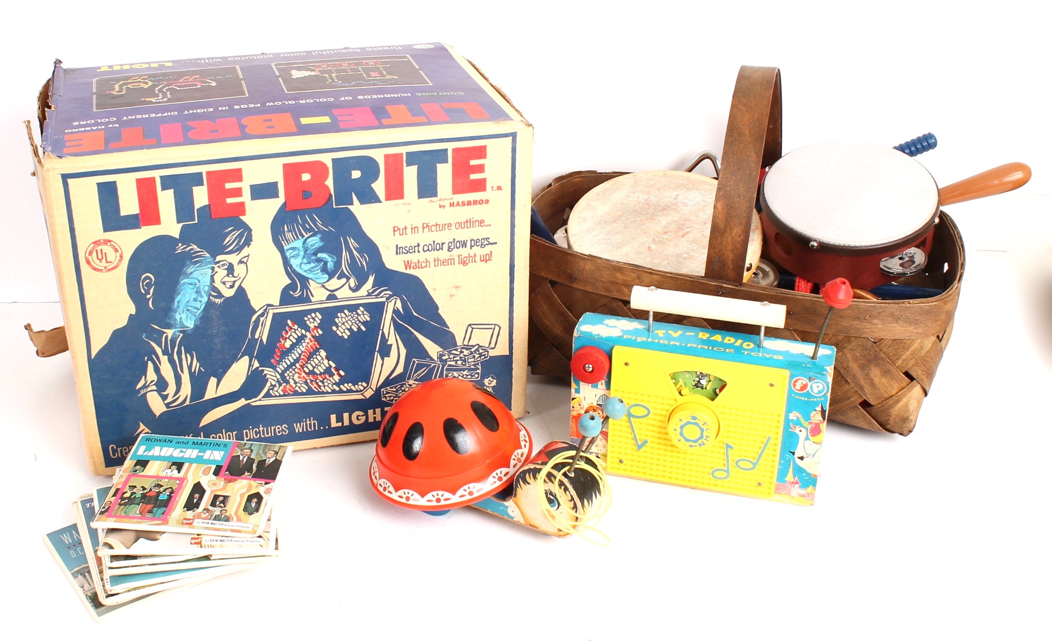 Vintage Toys Featuring Fisher Price, Playskool, Lite-Brite and More