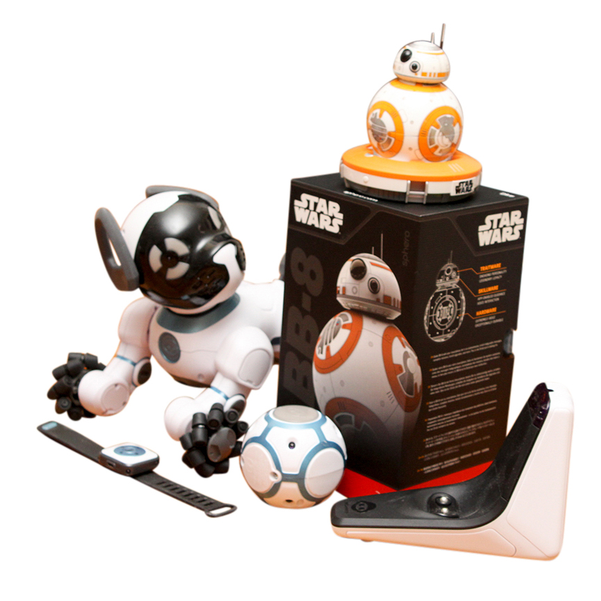 BB-8 Star Wars App-Enabled Droid and Wowee Chip Robot Dog