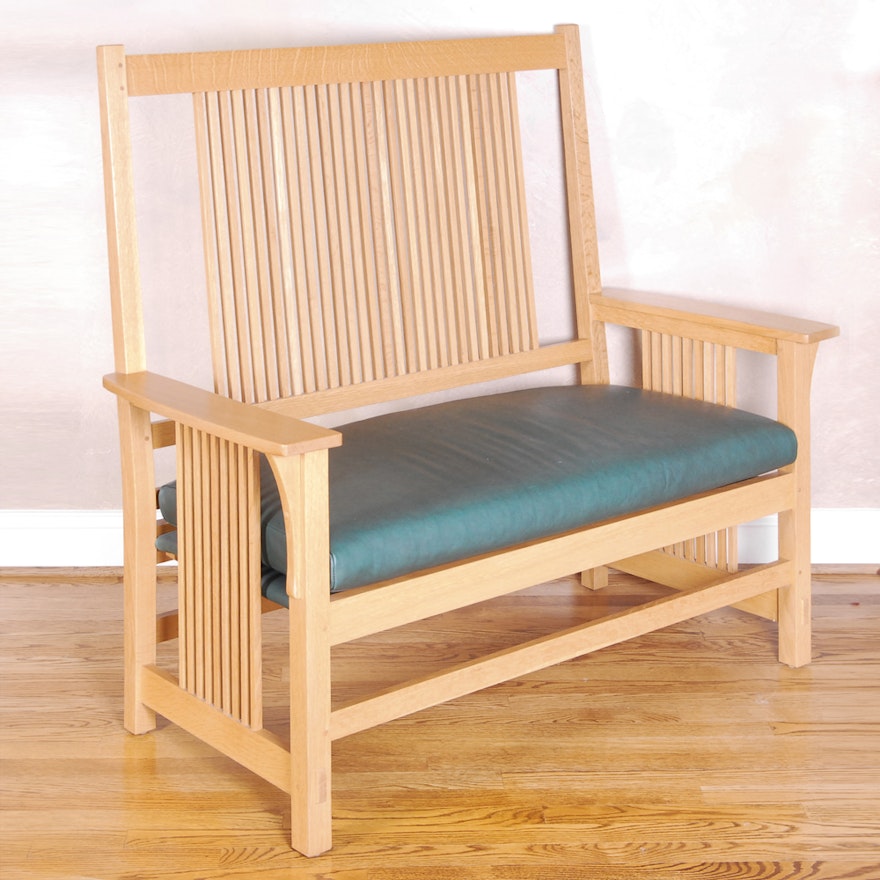 Stickley Spindle Settee