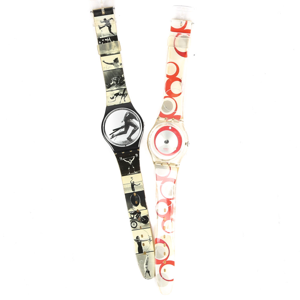 Vintage Swatch Watches Featuring Annie Leibovitz Atlanta Olympic Watch