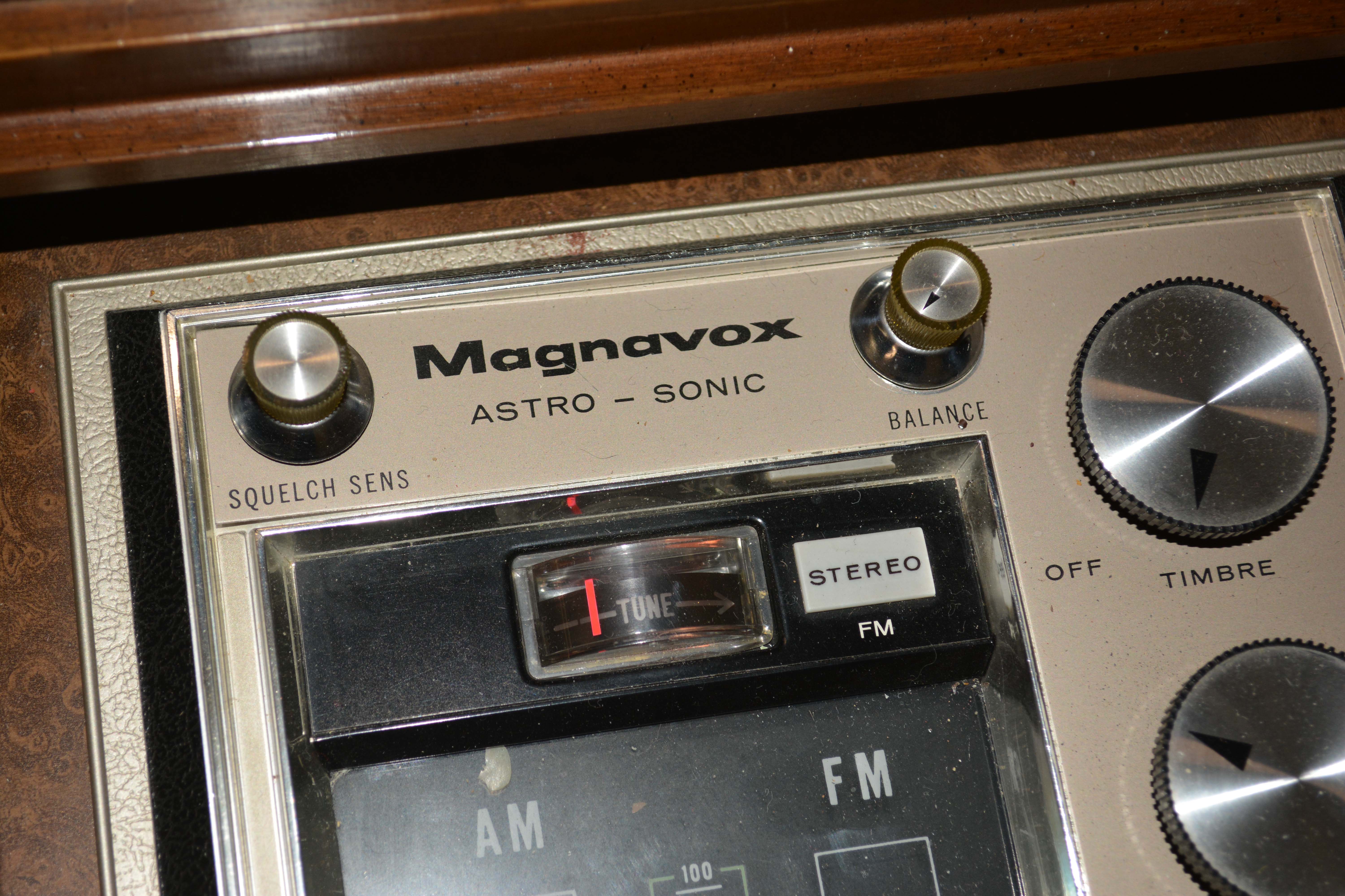 Vintage Mid-Century Magnavox Stereo Console