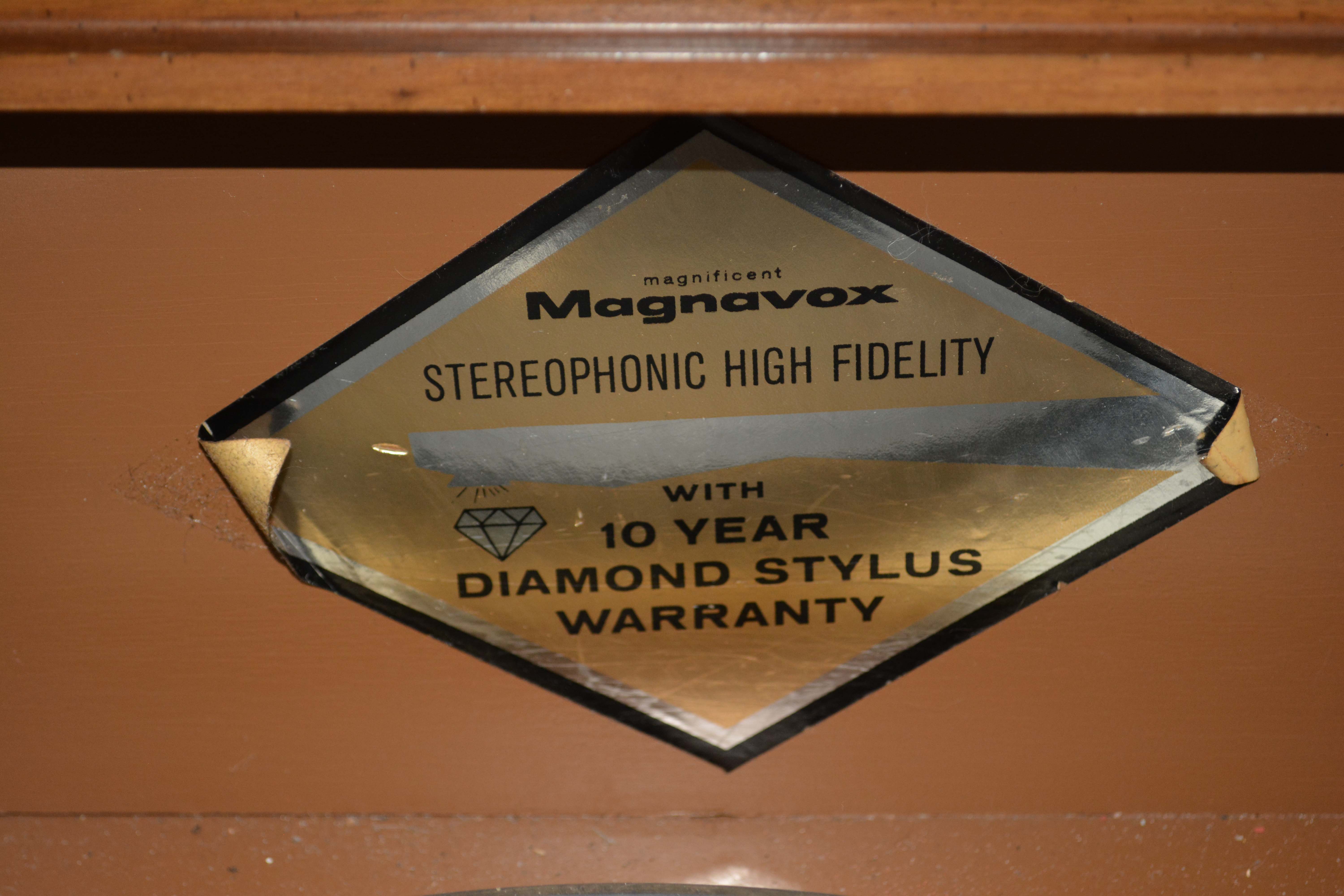 Vintage Mid-Century Magnavox Stereo Console