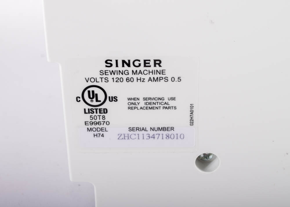 Singer H74 Computerized Sewing Machine