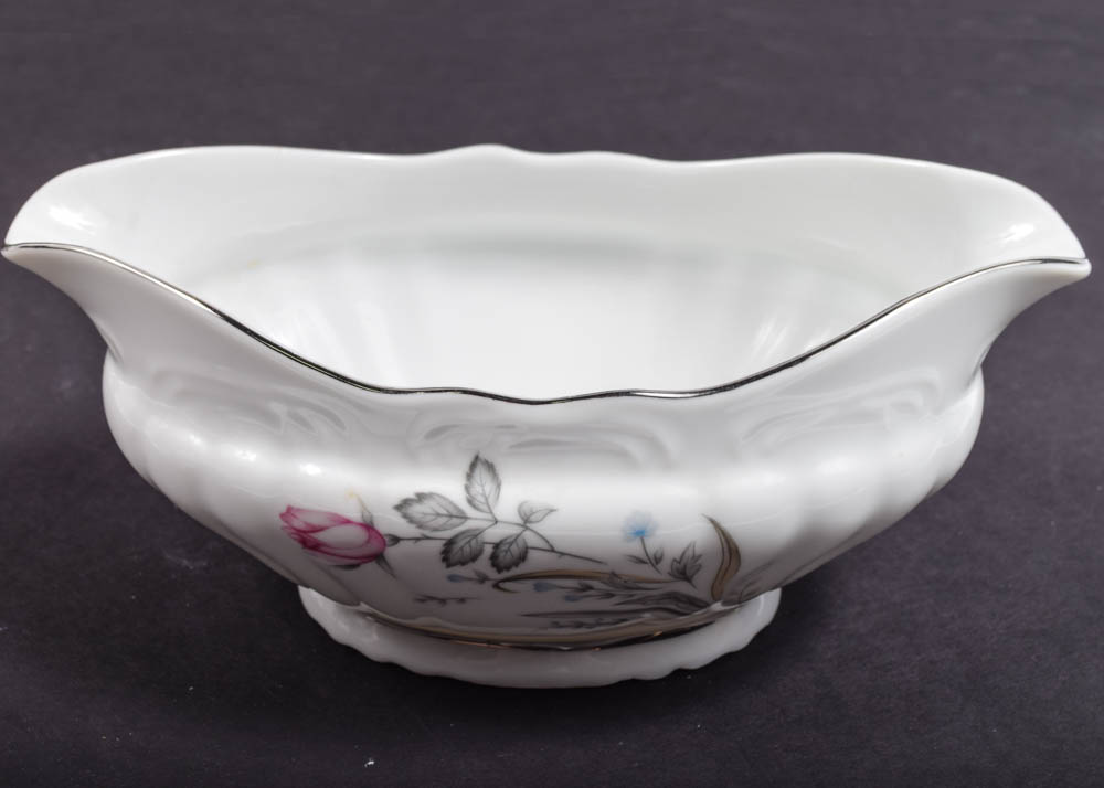 Three Castle China "Wild Rose" Tableware