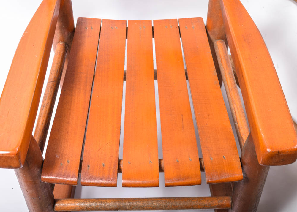 Wooden Child's Rocking Chairs