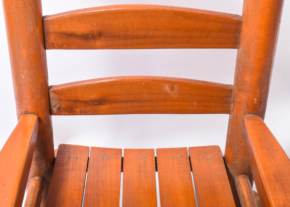 Wooden Child's Rocking Chairs