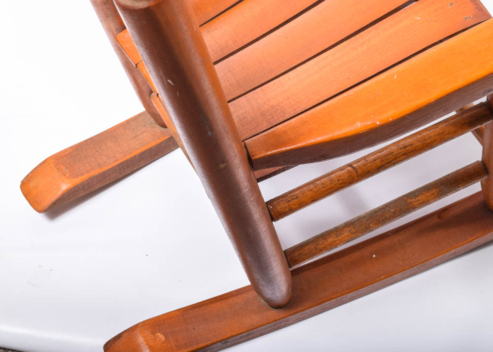 Wooden Child's Rocking Chairs