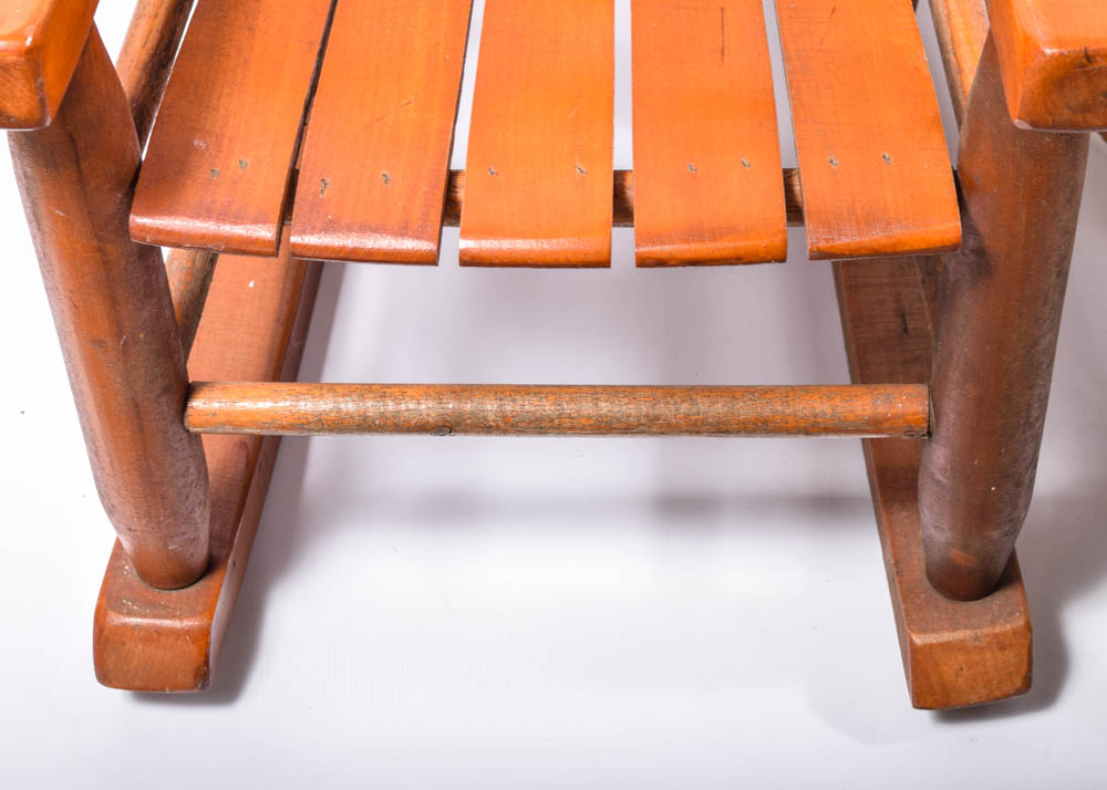 Wooden Child's Rocking Chairs