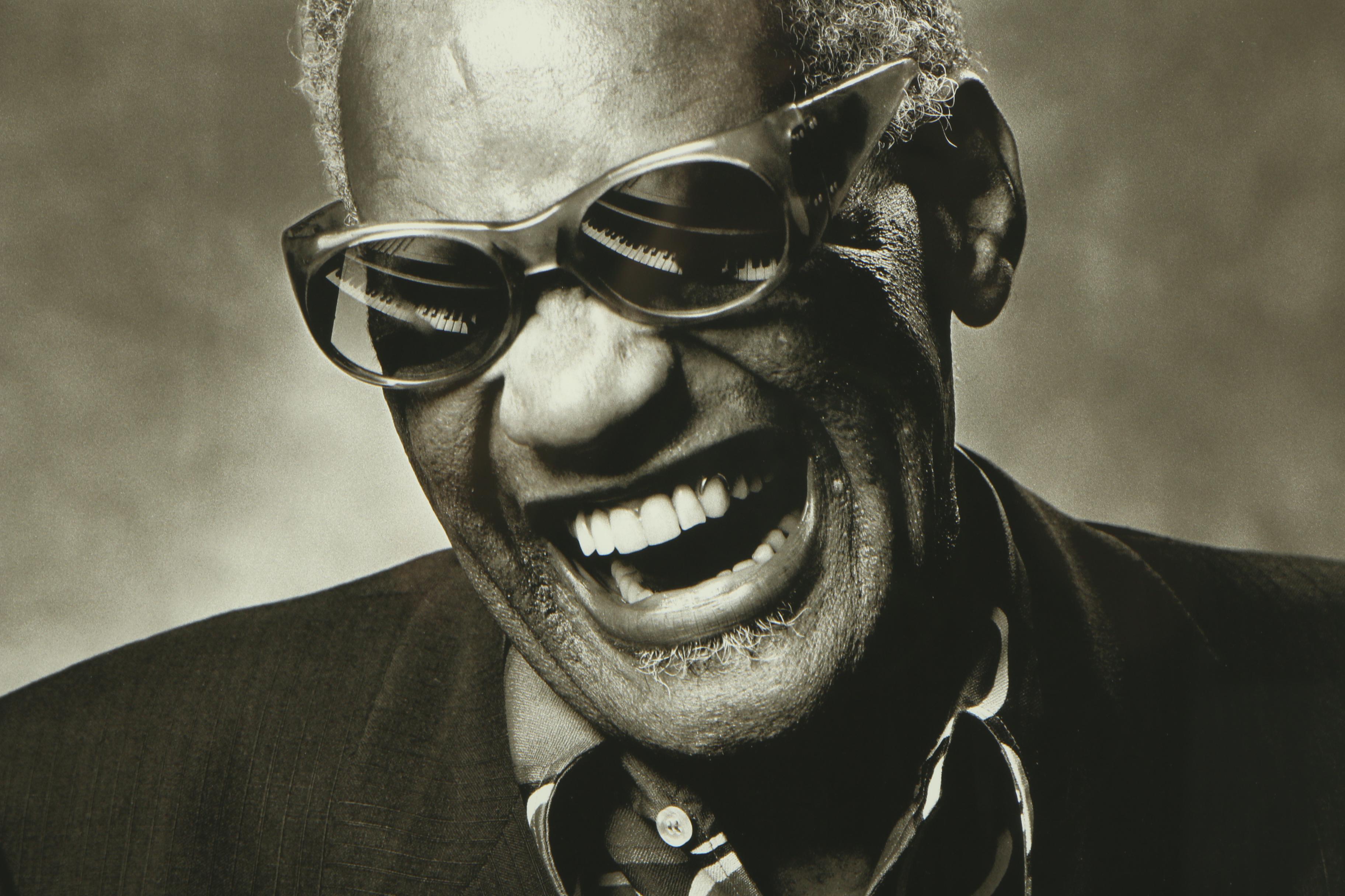 Digital Photograph After Norman Seeff "Ray Charles, Los Angeles, 1985"