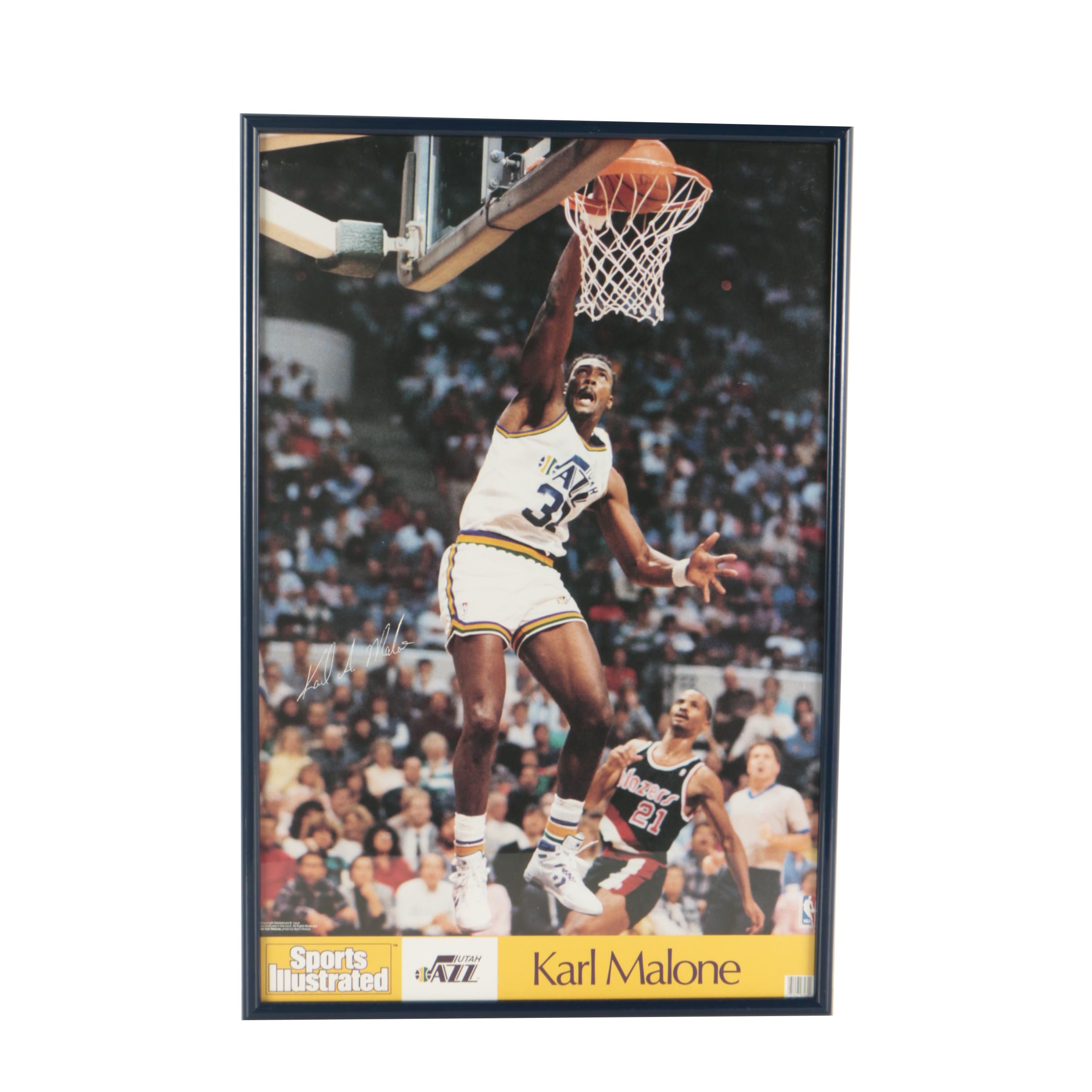 Karl Malone Poster for Sports Illustrated