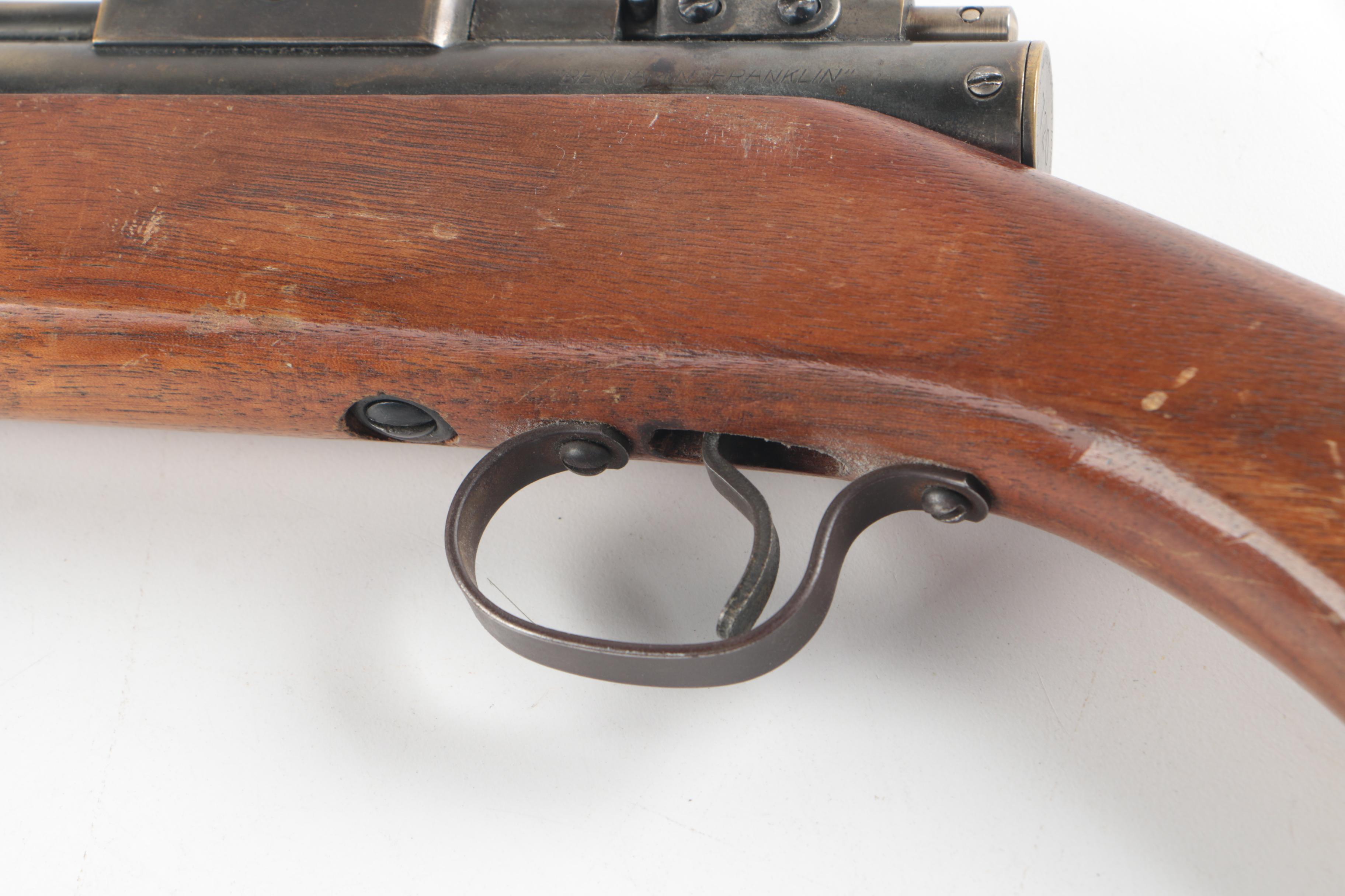 Vintage Benjamin Franklin Bolt Action Pump BB Gun