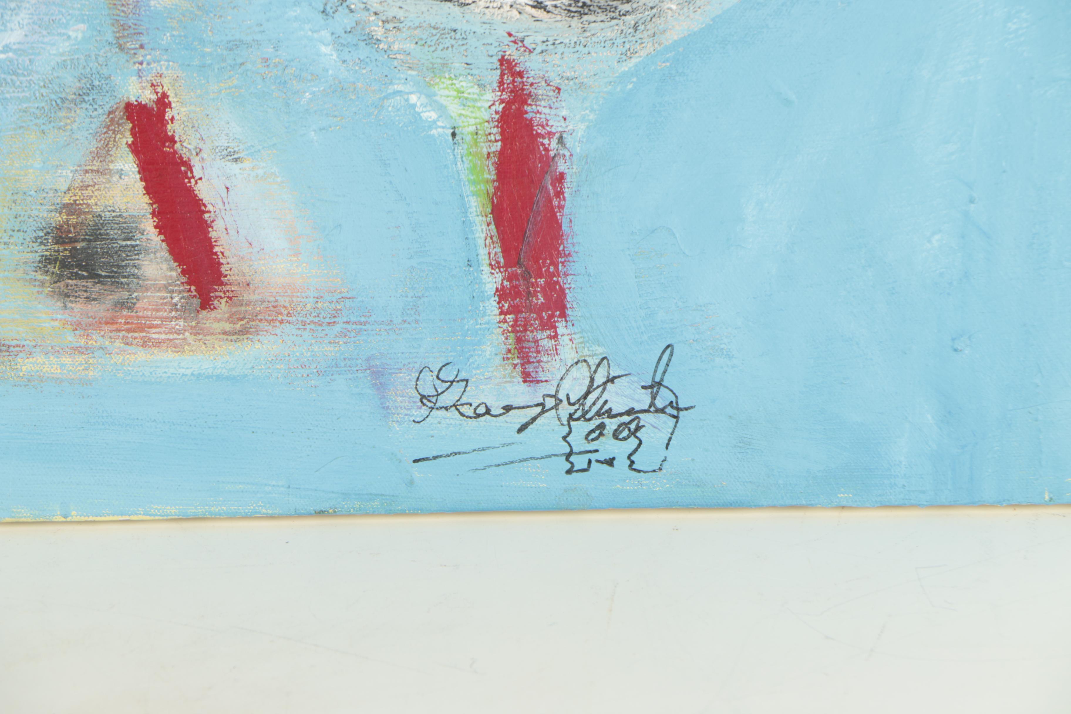 George Clinton Oil Painting