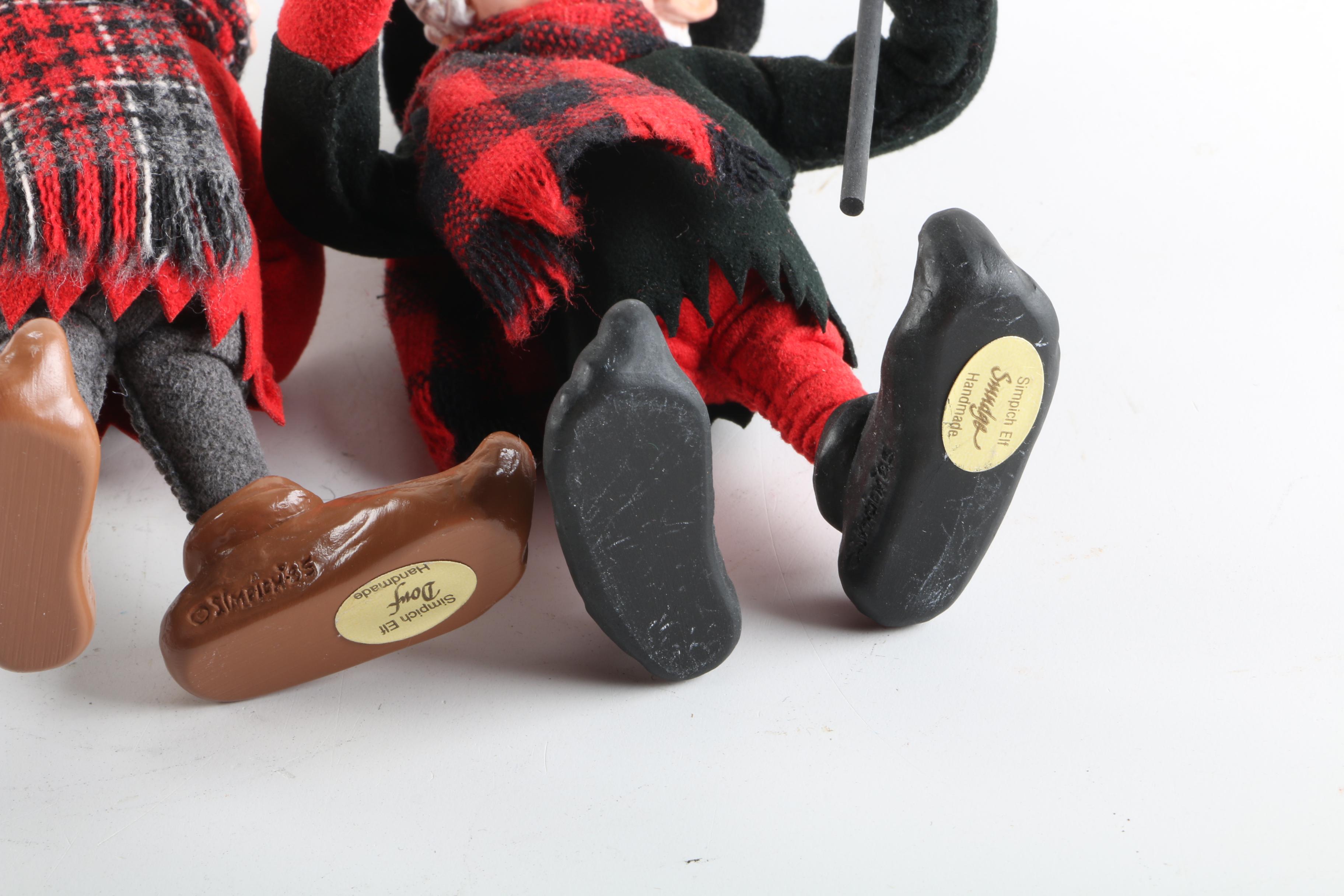 Simpich Handmade Elf Figurines Including "Wisp", "Douf" and "Smudge"