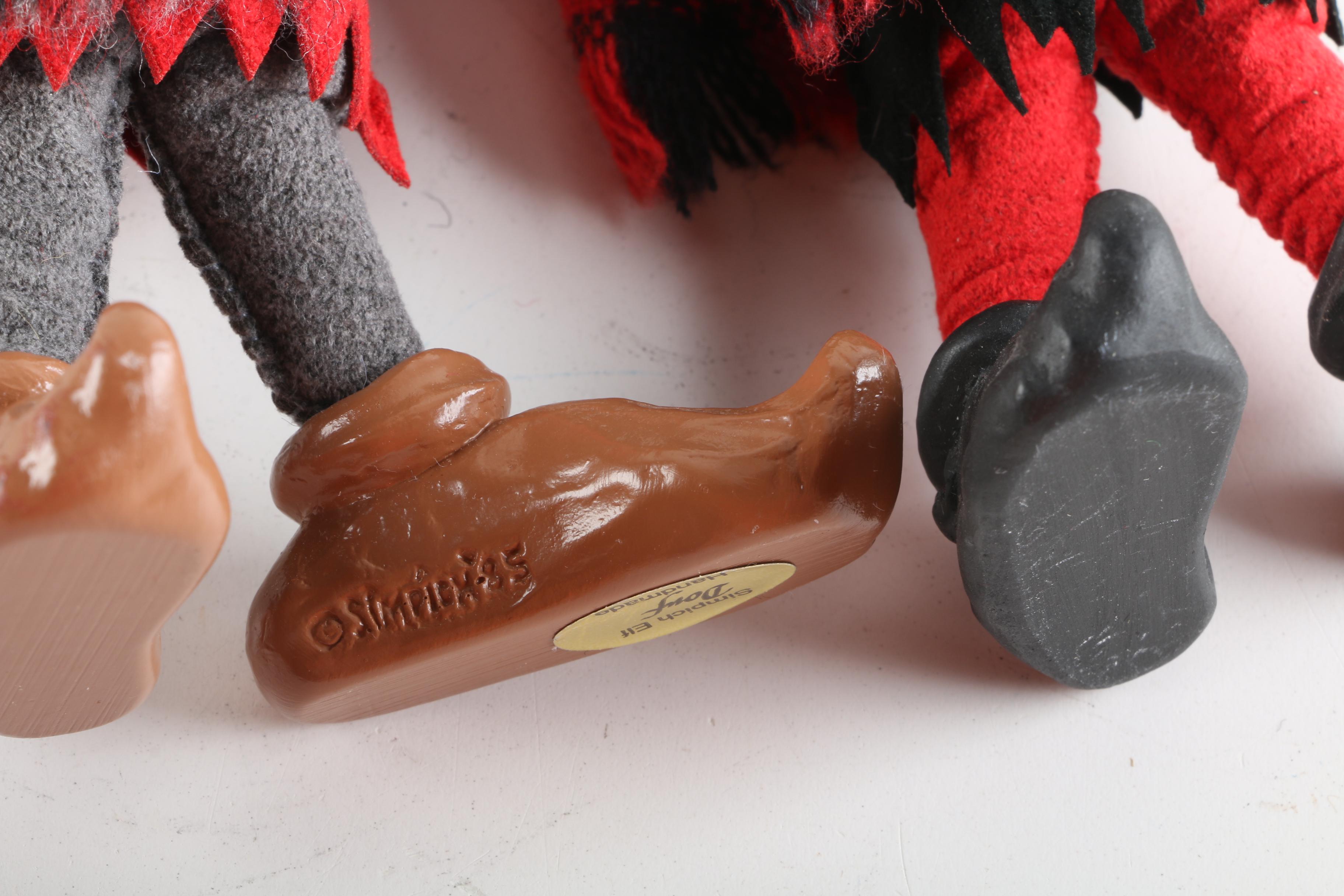 Simpich Handmade Elf Figurines Including "Wisp", "Douf" and "Smudge"