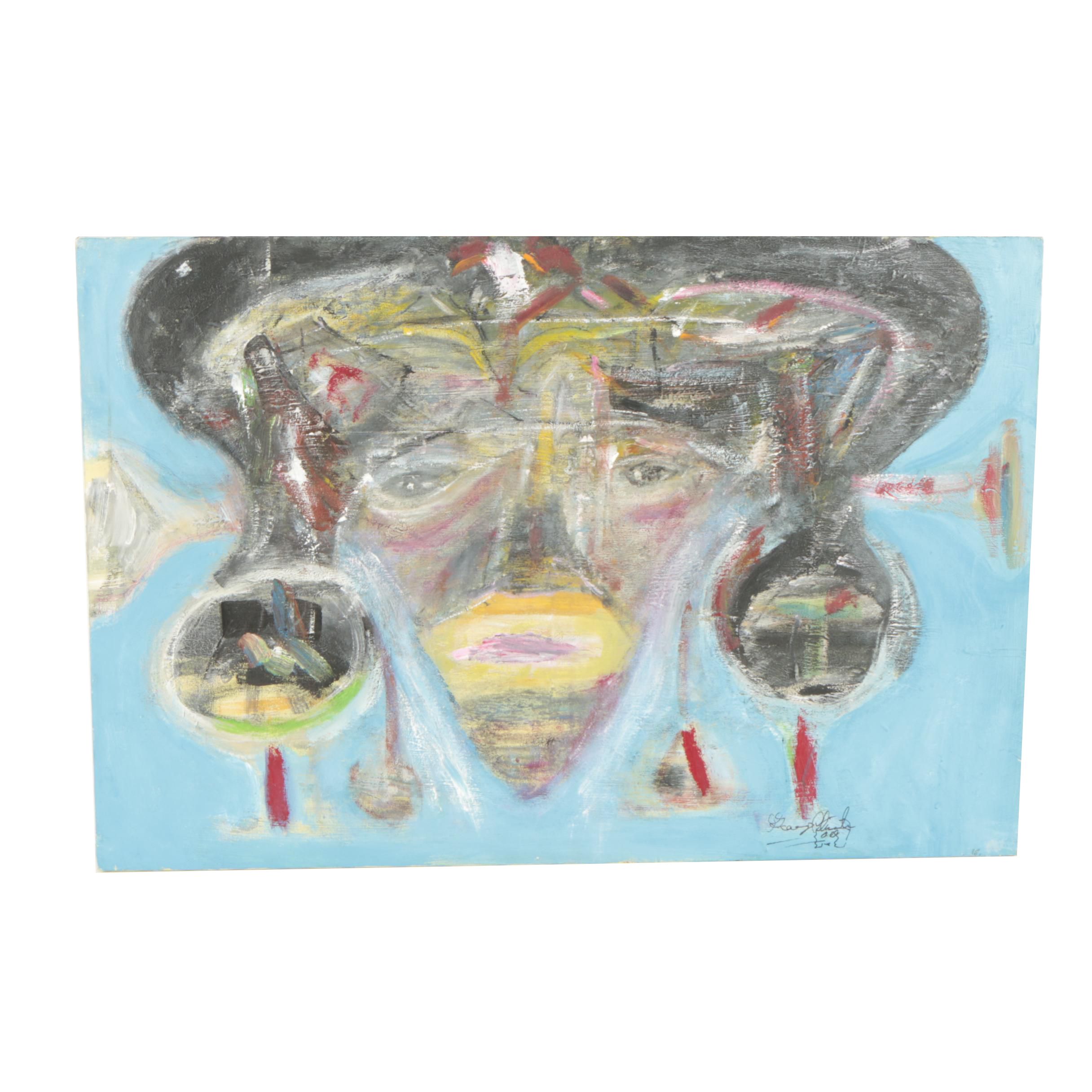 George Clinton Oil Painting