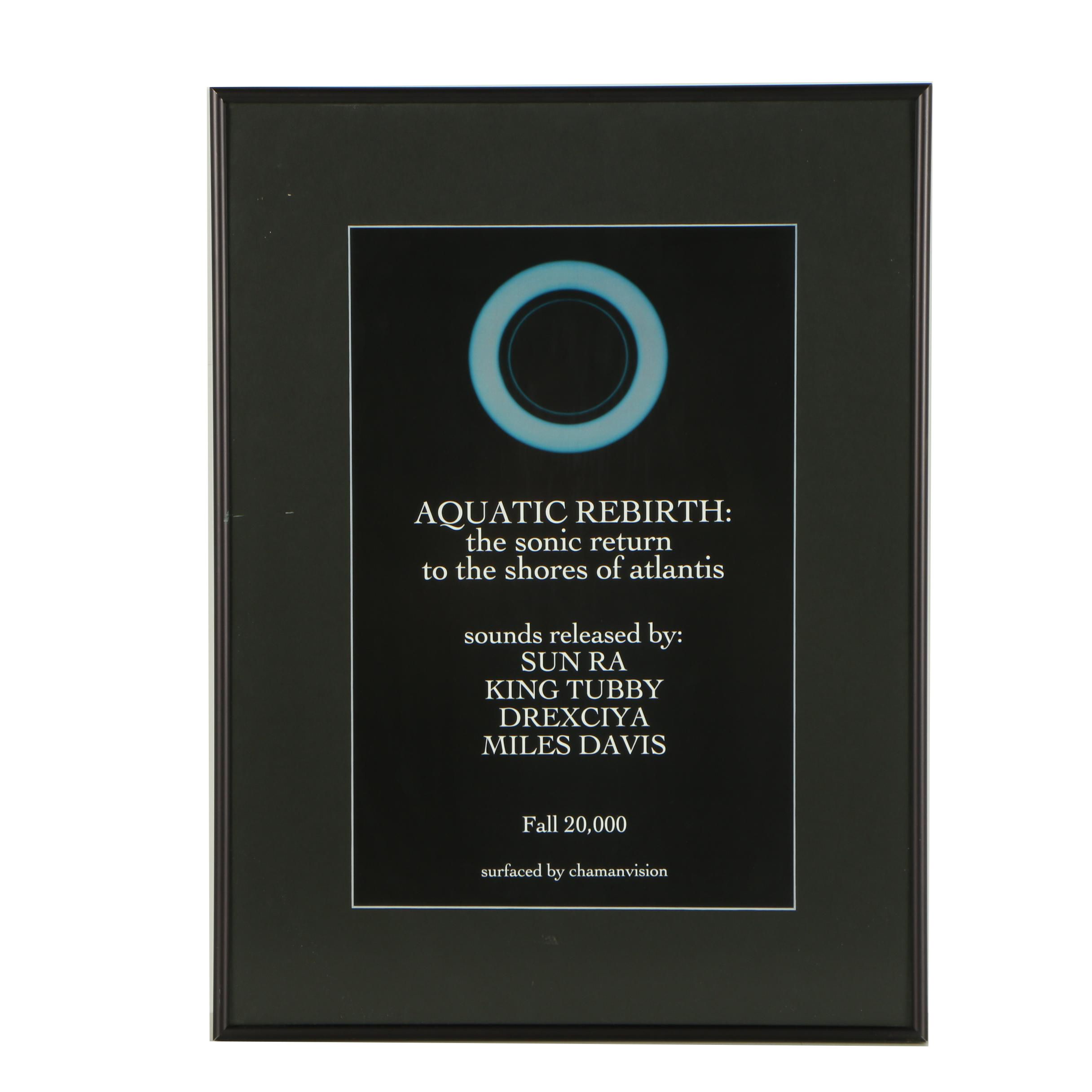 Offset Lithograph Poster "Aquatic Rebirth"