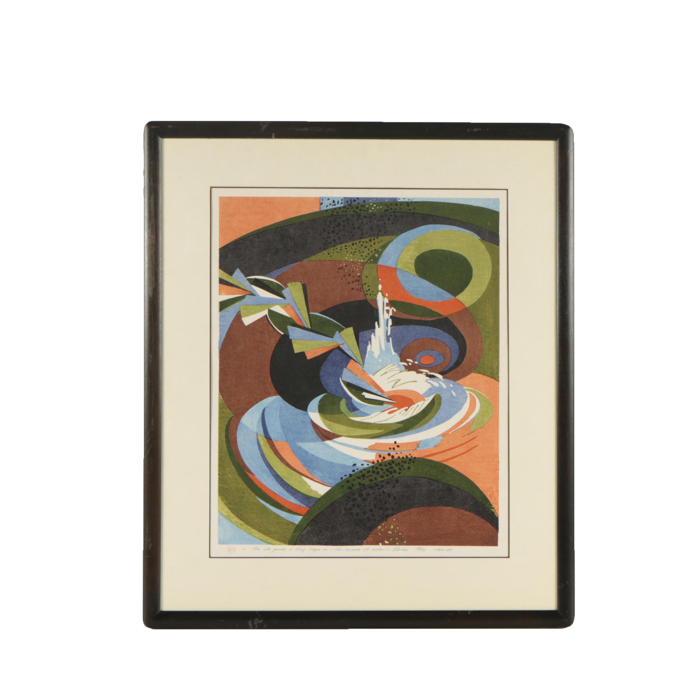 Stanton Macdonald Wright Woodblock of the "The Haiku Series"