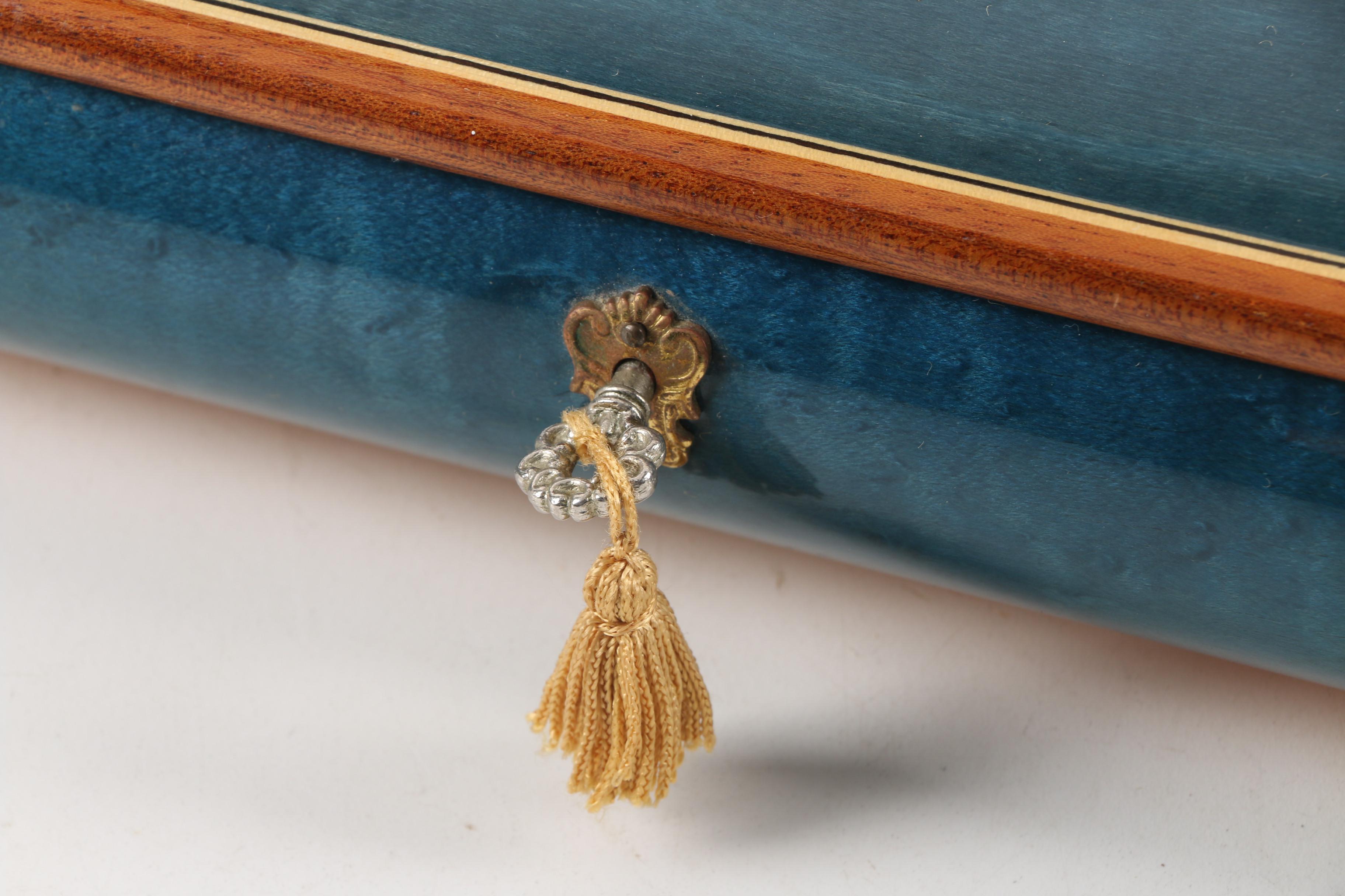 Sorrento Wood Music Box with Reuge "You've Got A Friend"