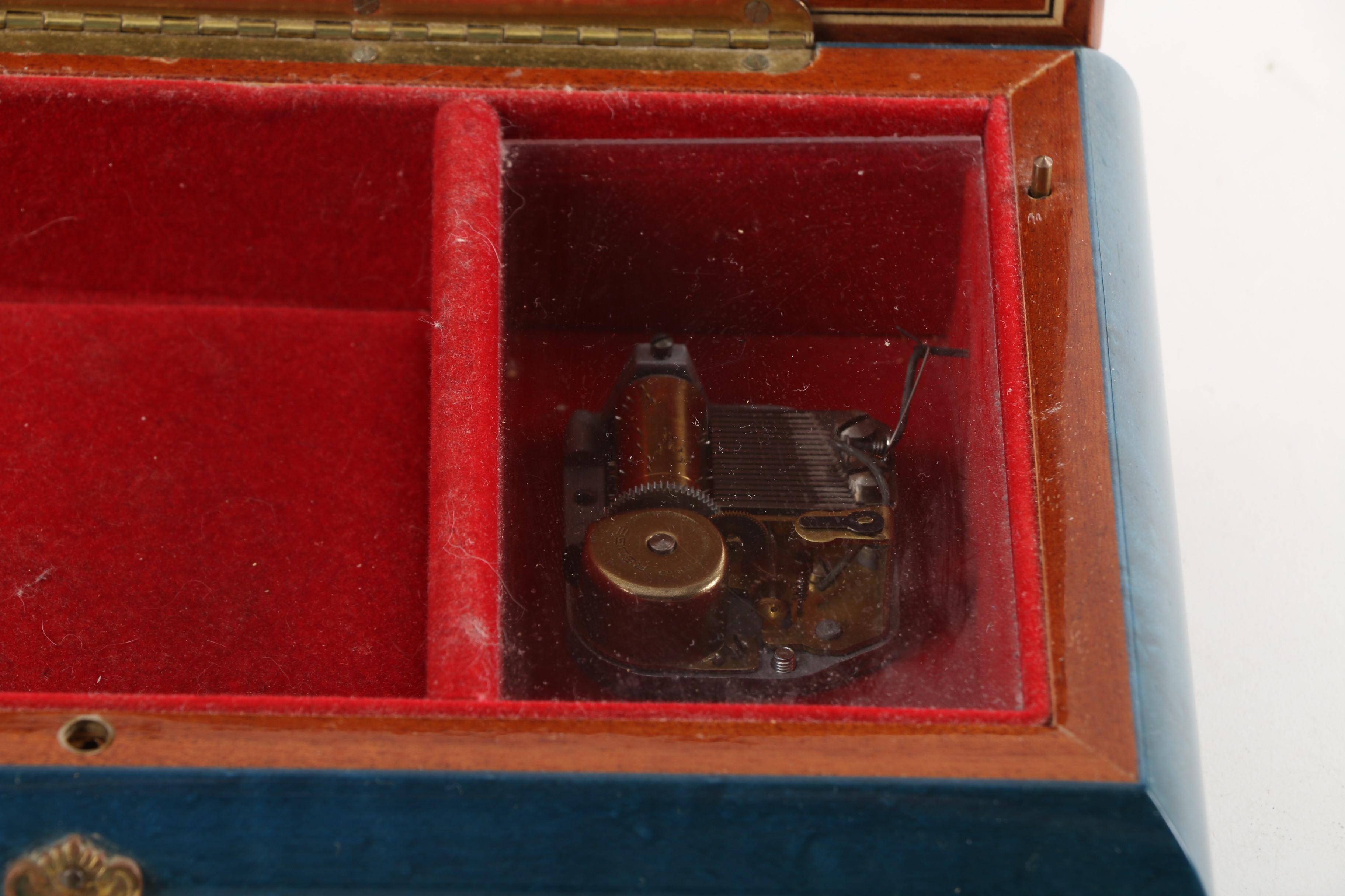 Sorrento Wood Music Box with Reuge "You've Got A Friend"