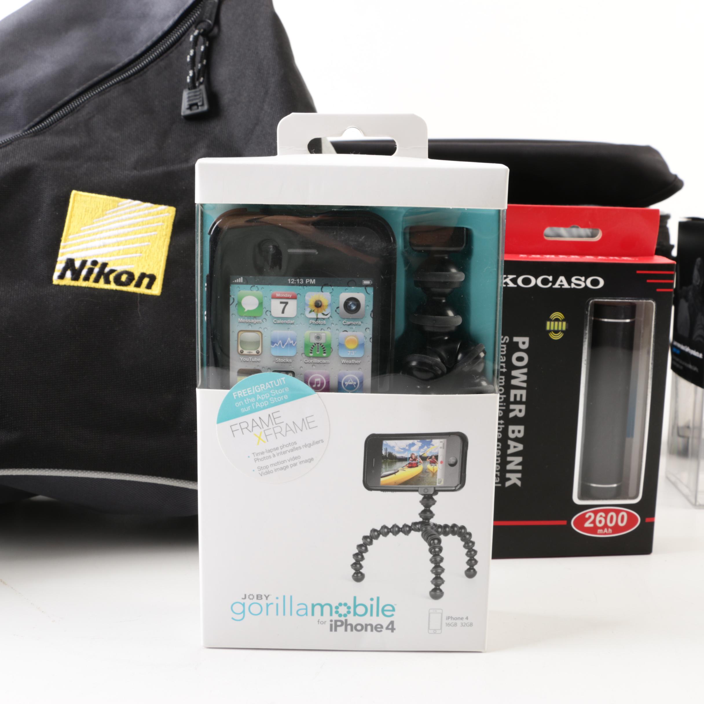 GoPro LCD Touch BacPac, LowePro Camera Bag, and Other Camera Accessories