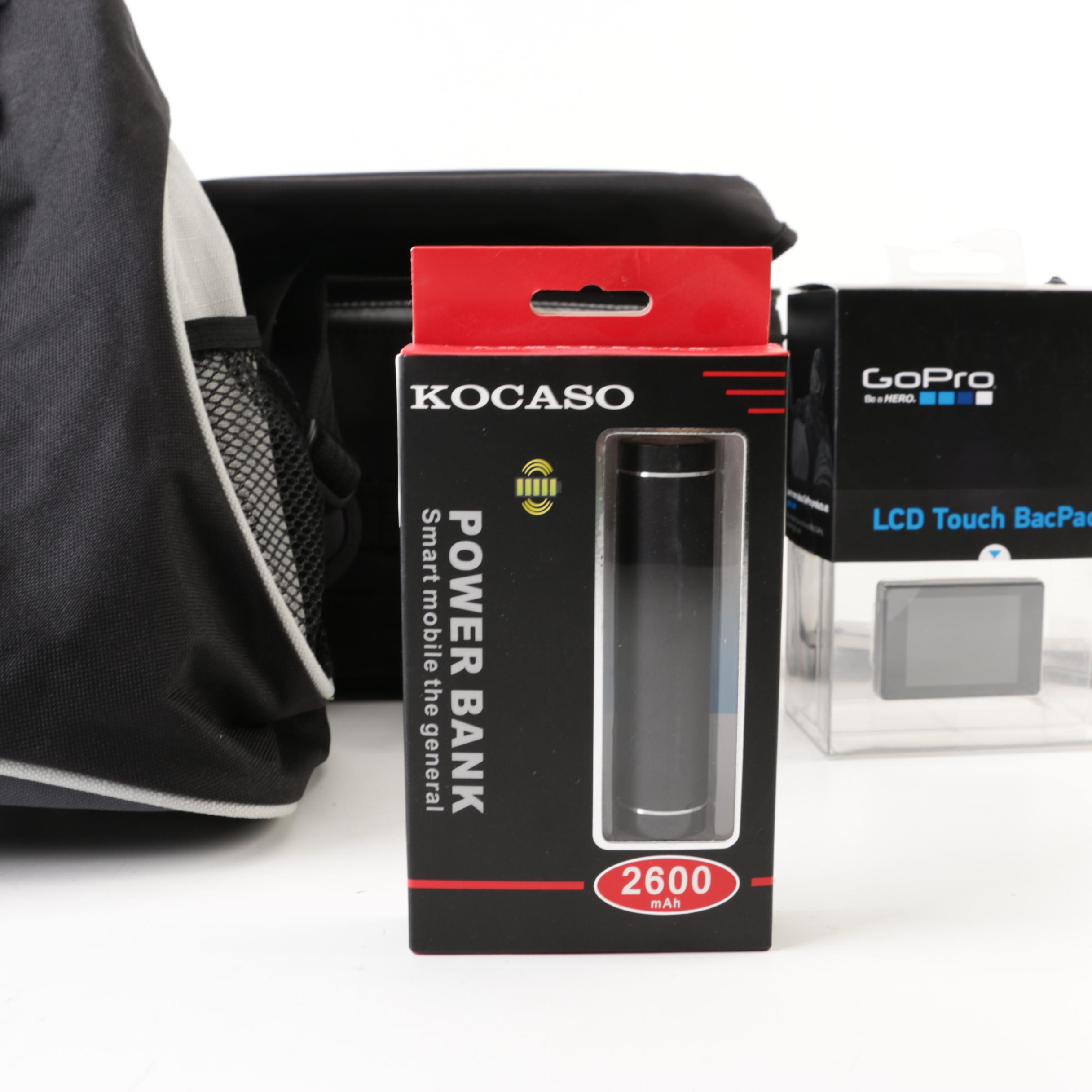 GoPro LCD Touch BacPac, LowePro Camera Bag, and Other Camera Accessories