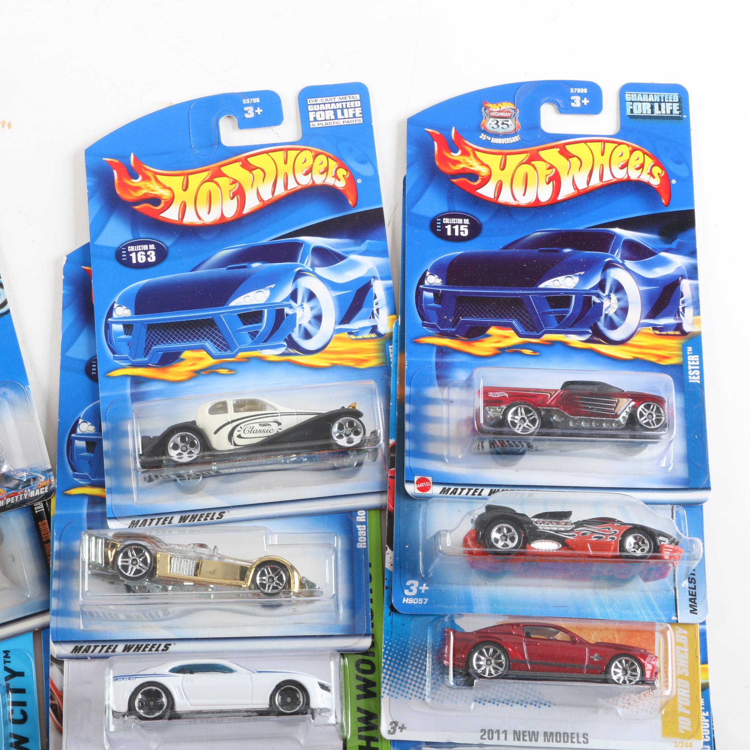 Hot Wheels Die-Cast Car Collection Including "HW Showroom" and "Street Beasts"