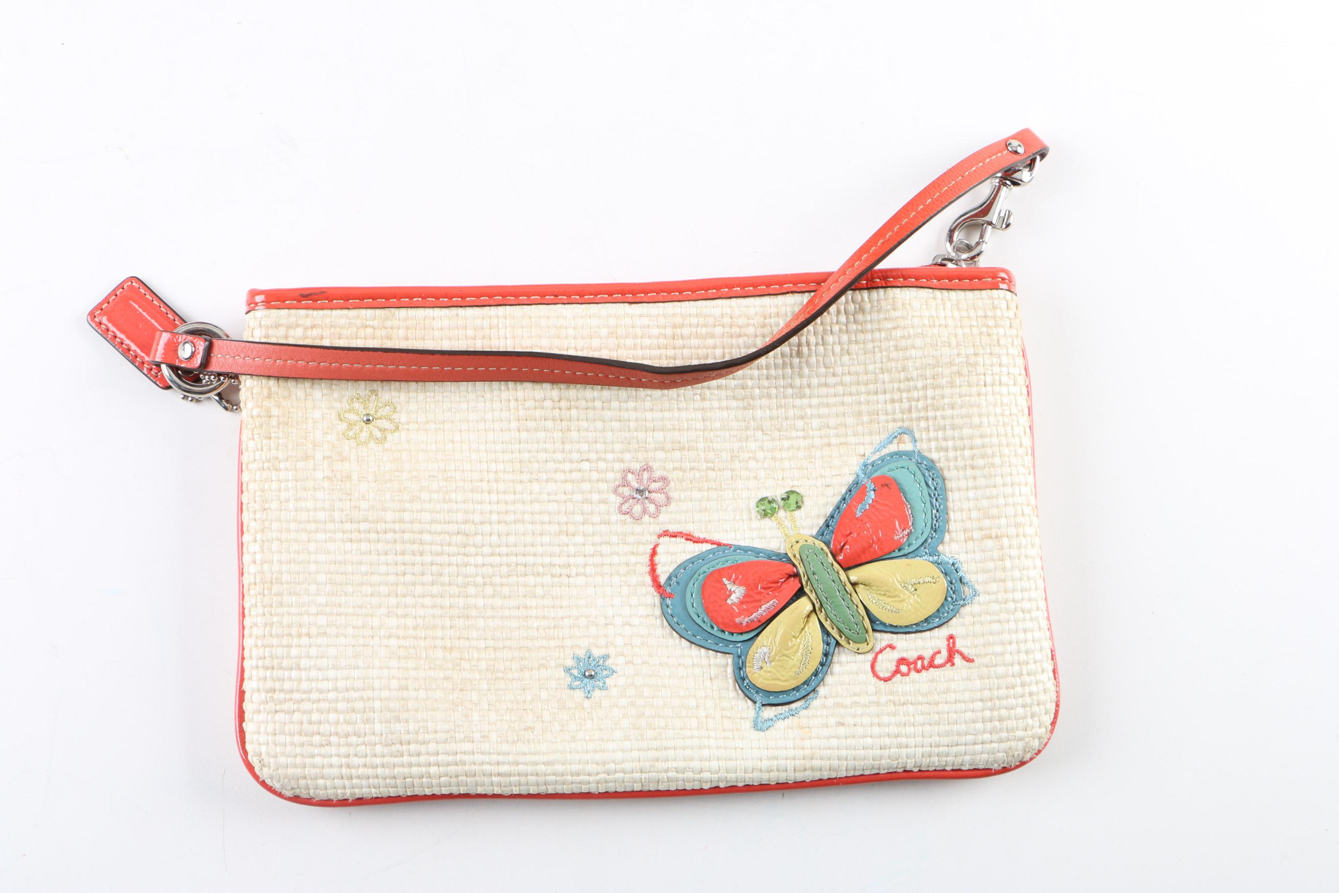 Coach Chelsea Tote, Op Art Hobo Bag and Raffia Wristlet