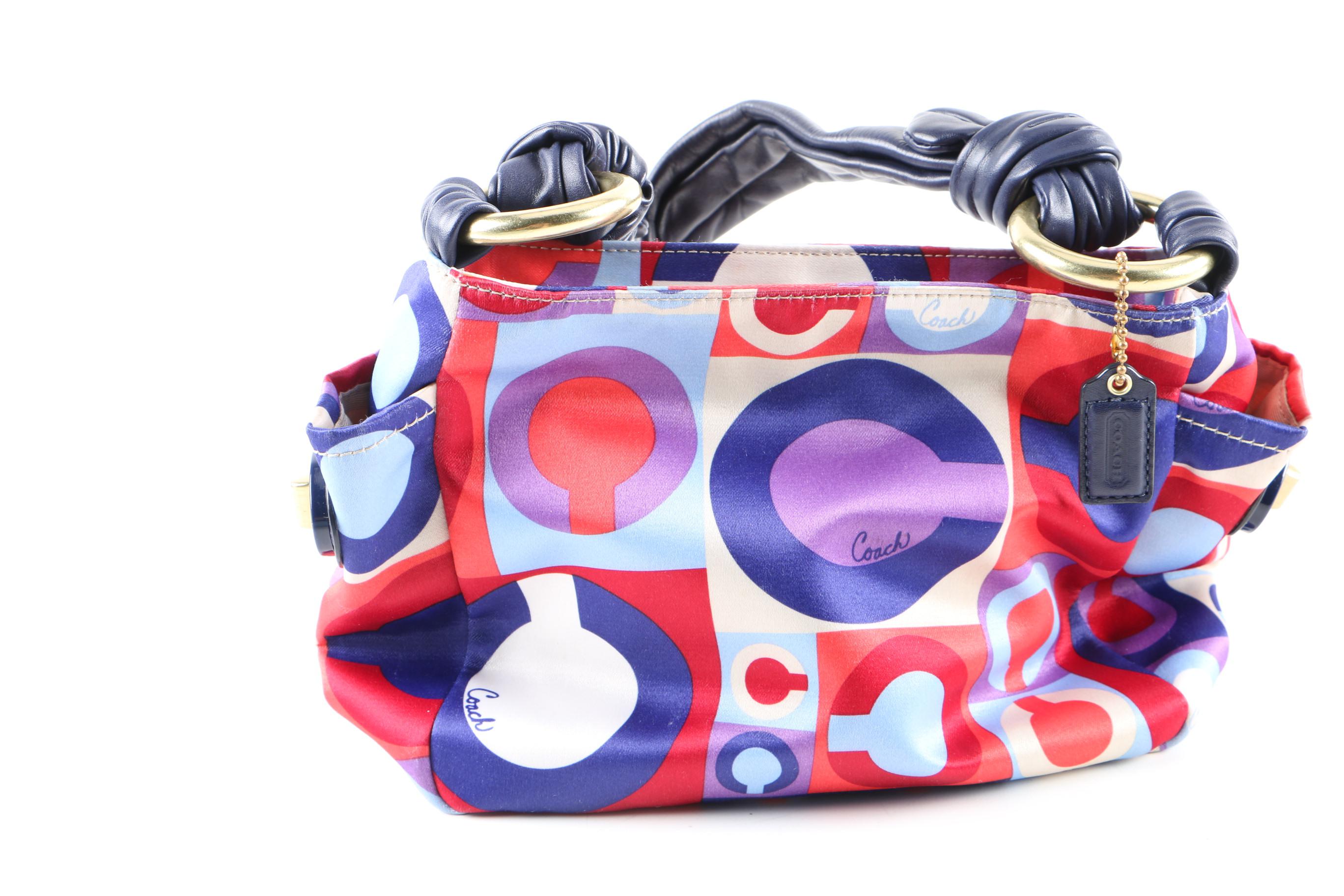 Coach Chelsea Tote, Op Art Hobo Bag and Raffia Wristlet