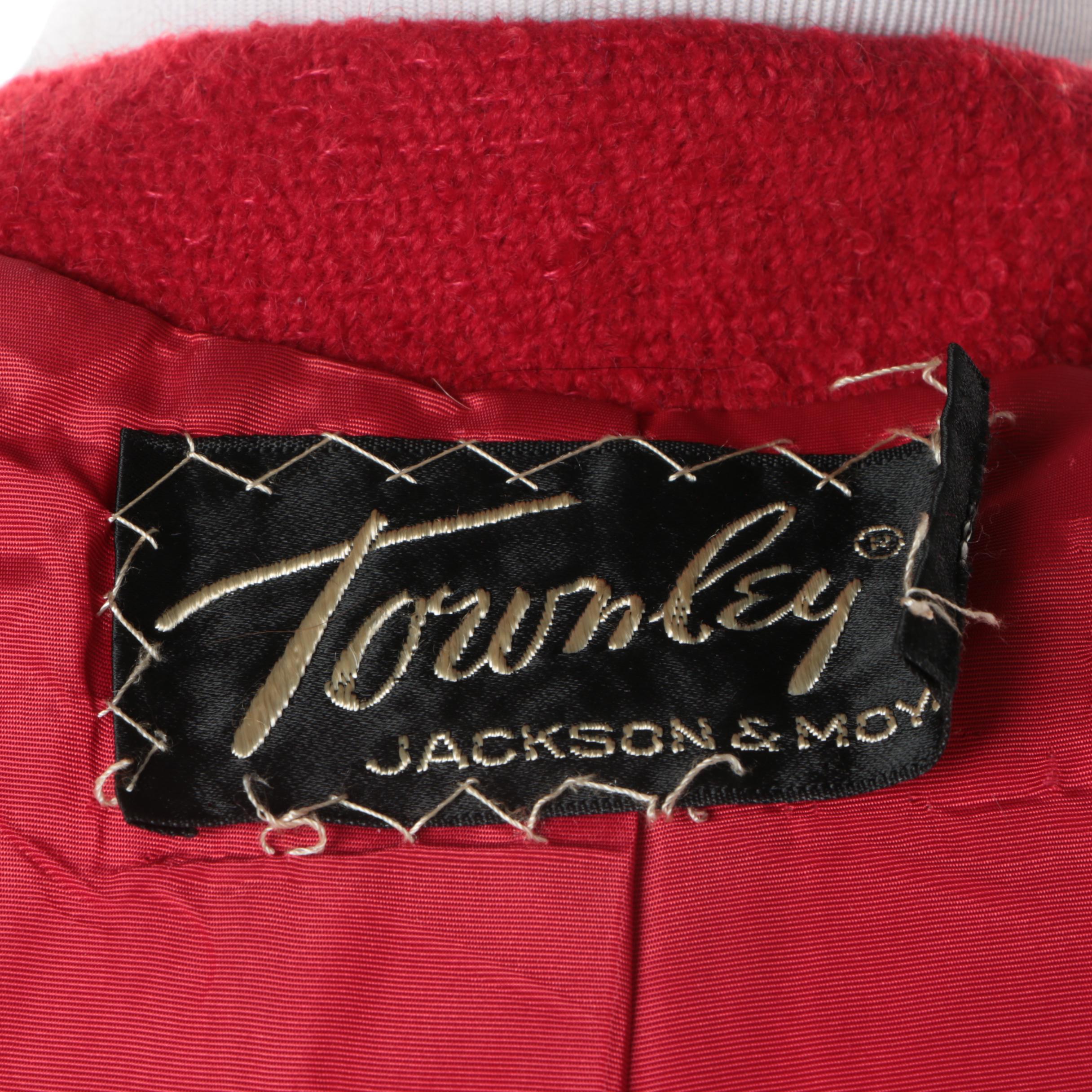 Women's Vintage Gimbel Brothers and Townley Overcoats with Fur Collars