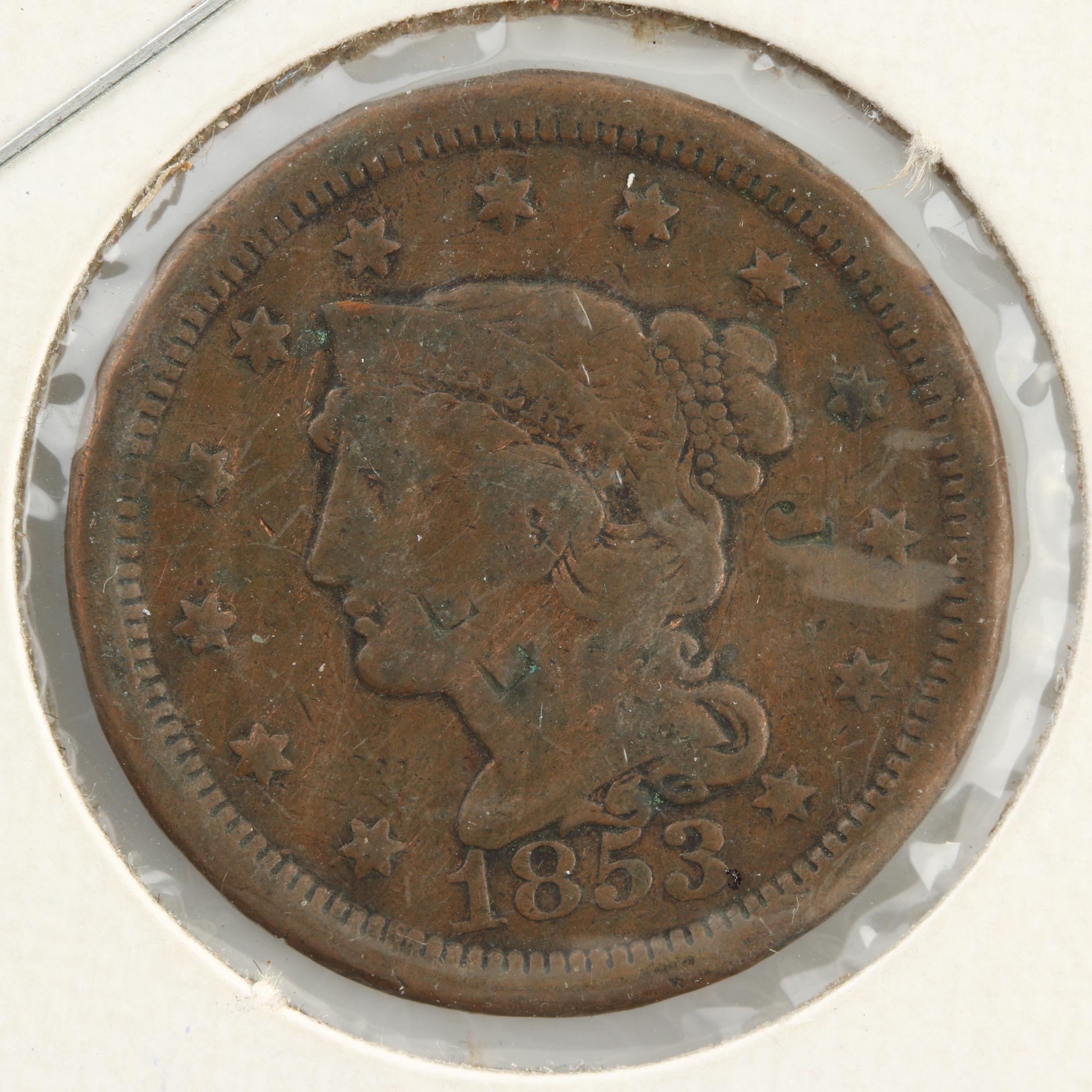 Group of Three Antique U.S. Coins