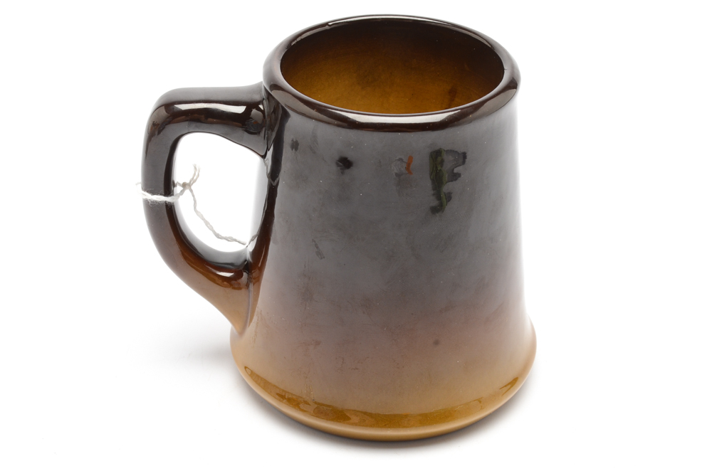 Signed Antique Rookwood Pottery Commemorative Mug By Sallie E. Coyne