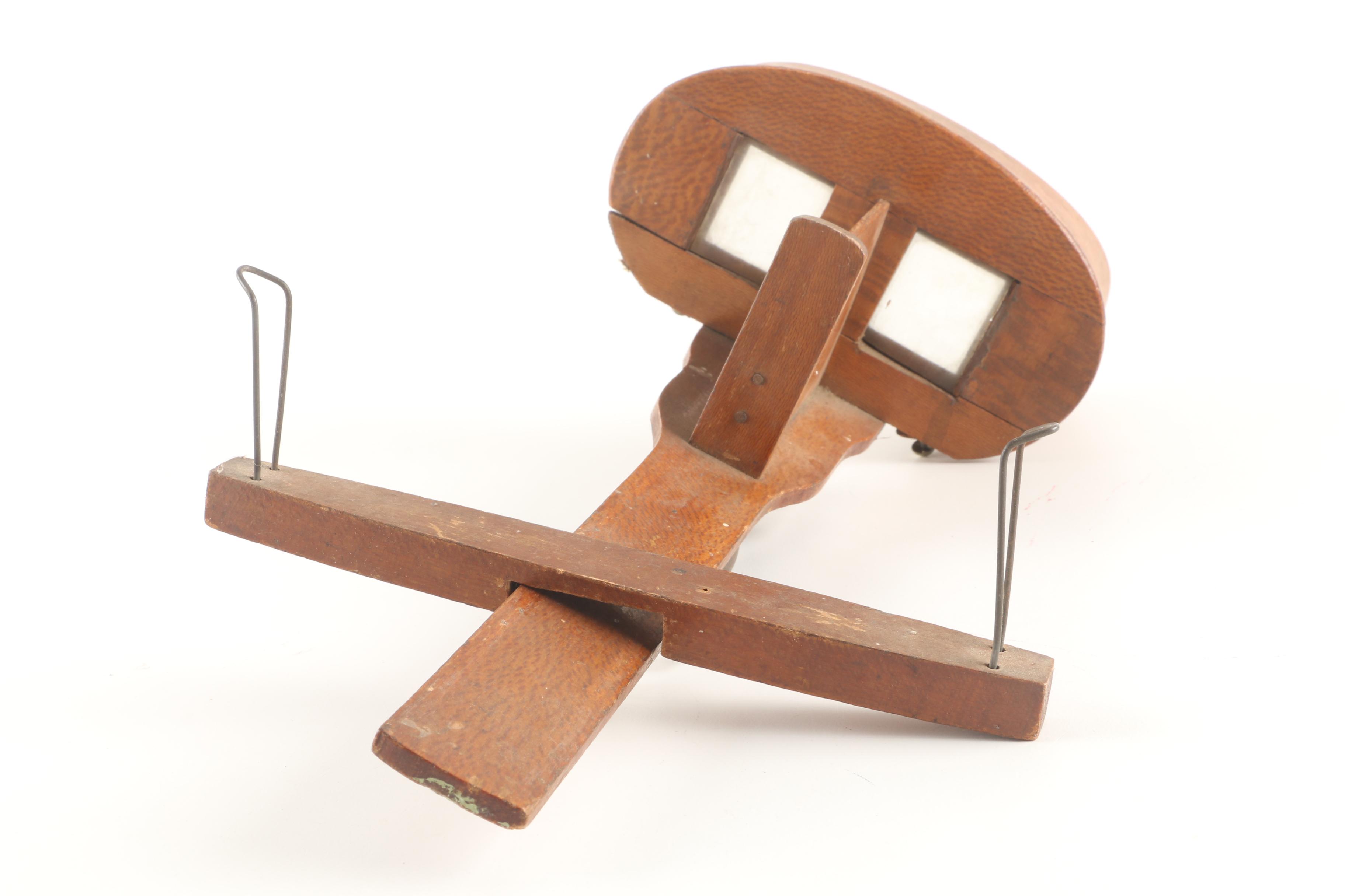 Stereoscope with Stereo Cards