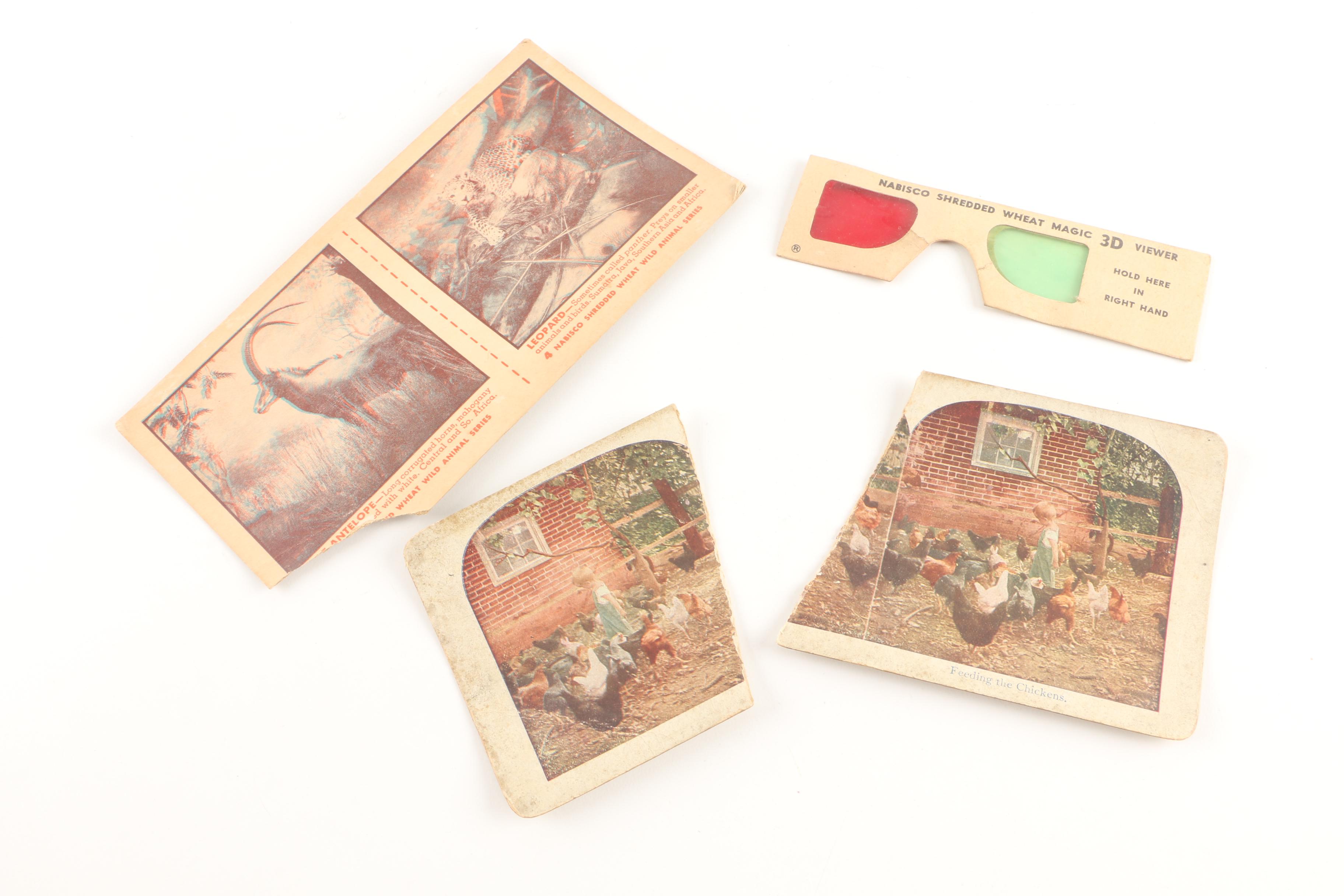 Stereoscope with Stereo Cards