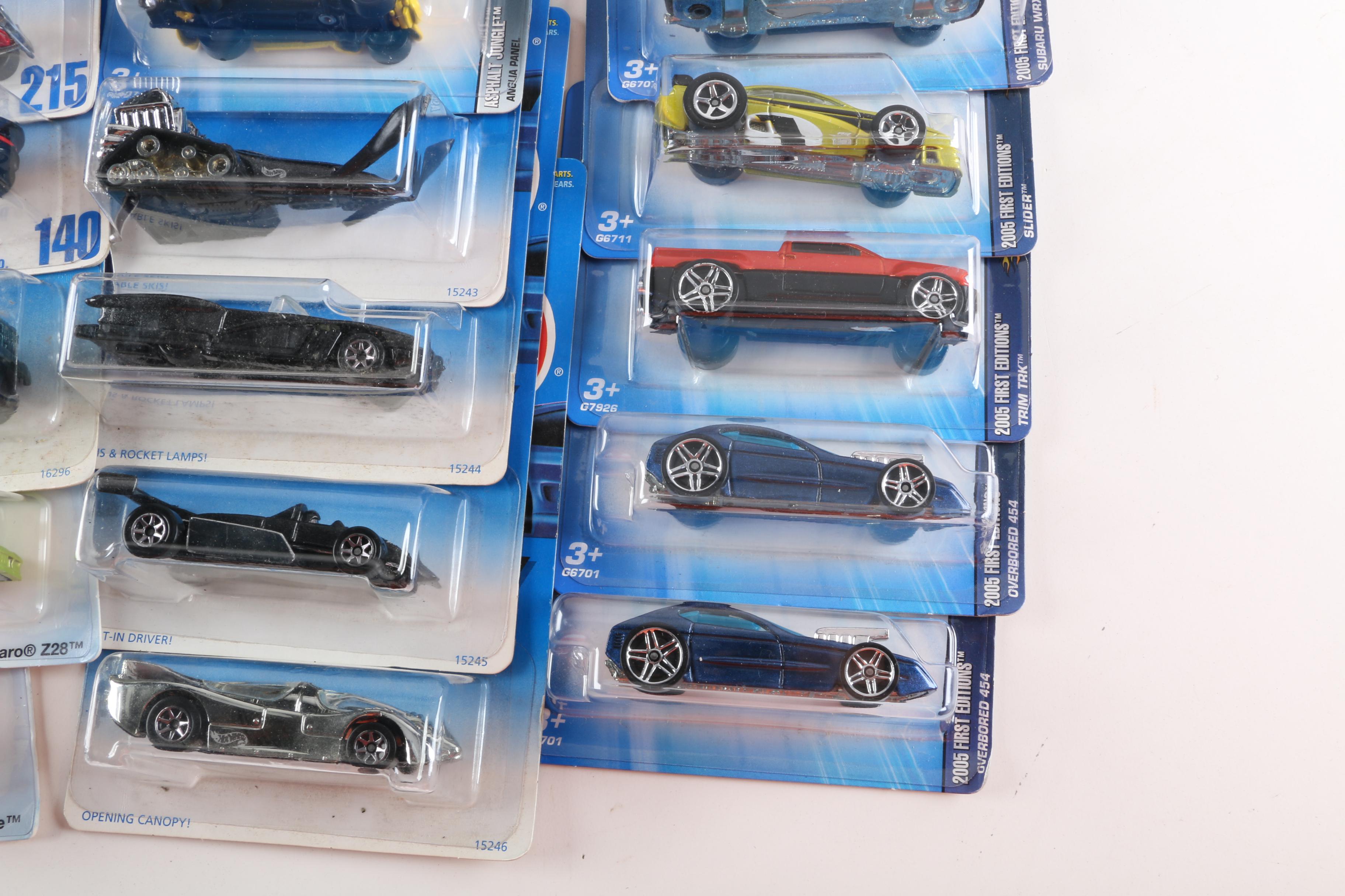 Hot Wheels Die-Cast Vehicles Including "Torpedoes" and "Holiday Hotrods"
