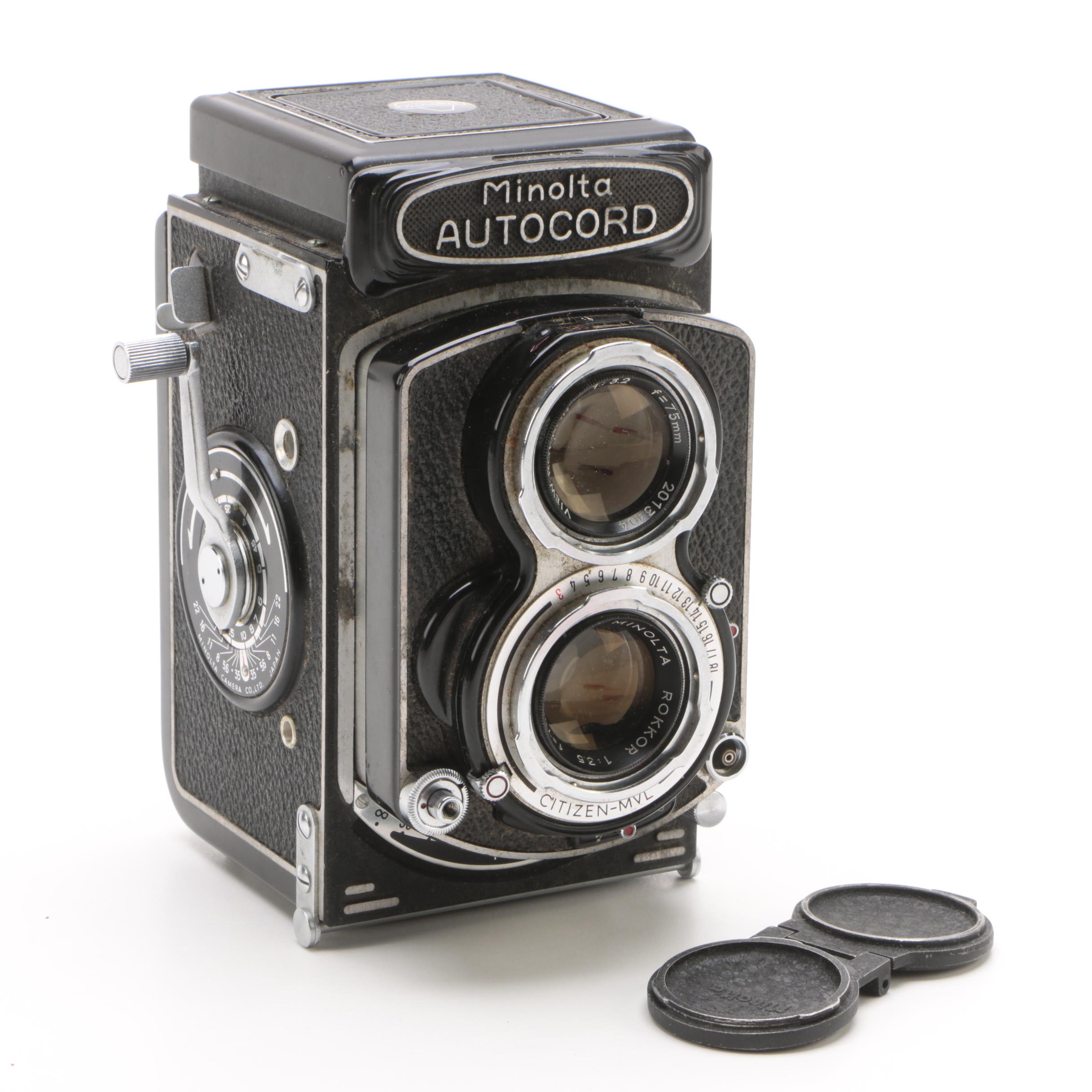 Vintage Minolta Autocord Camera