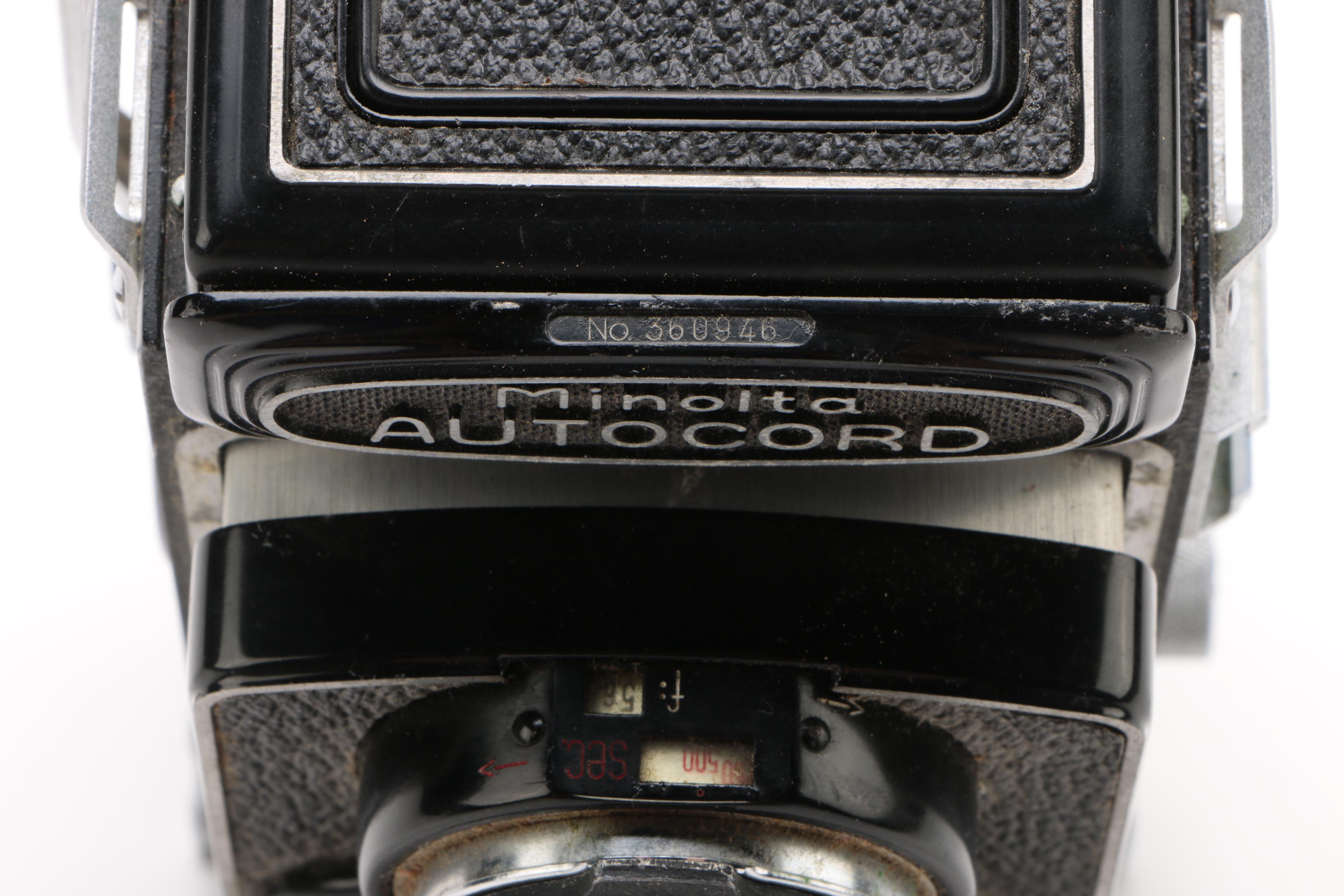 Vintage Minolta Autocord Camera