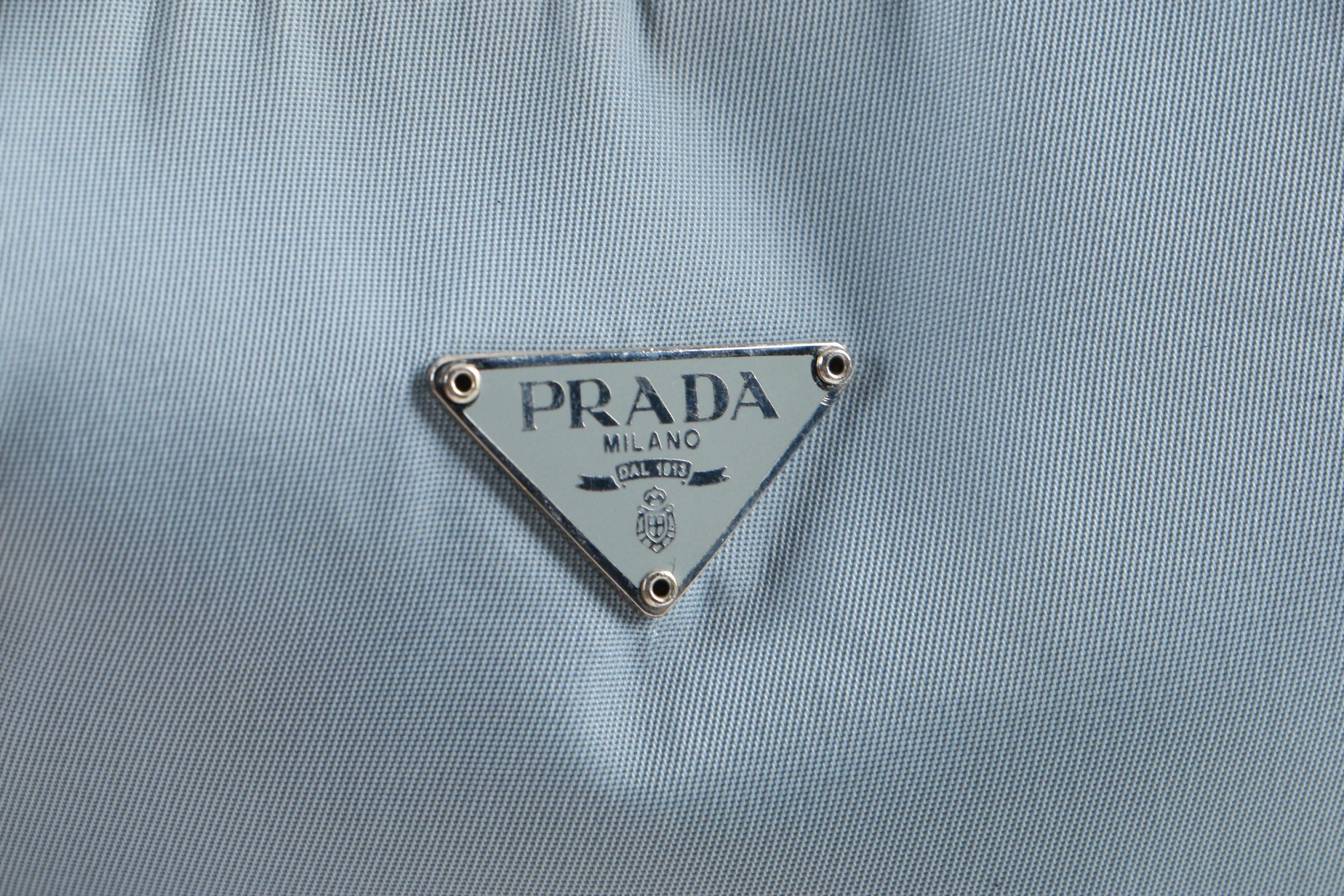 Burberry London “Nova Check” Tote Bag and Prada Nylon Handbag