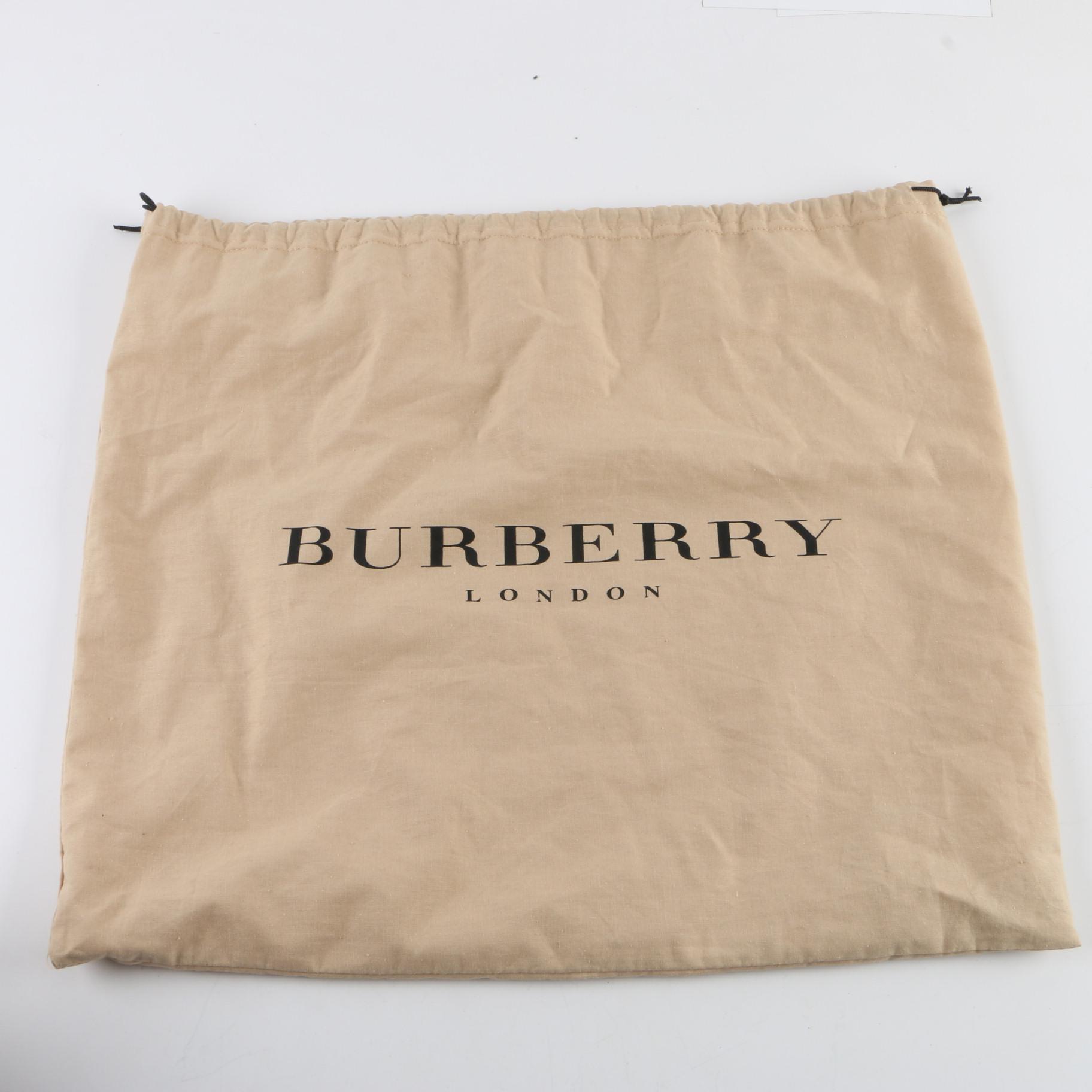 Burberry London “Nova Check” Tote Bag and Prada Nylon Handbag