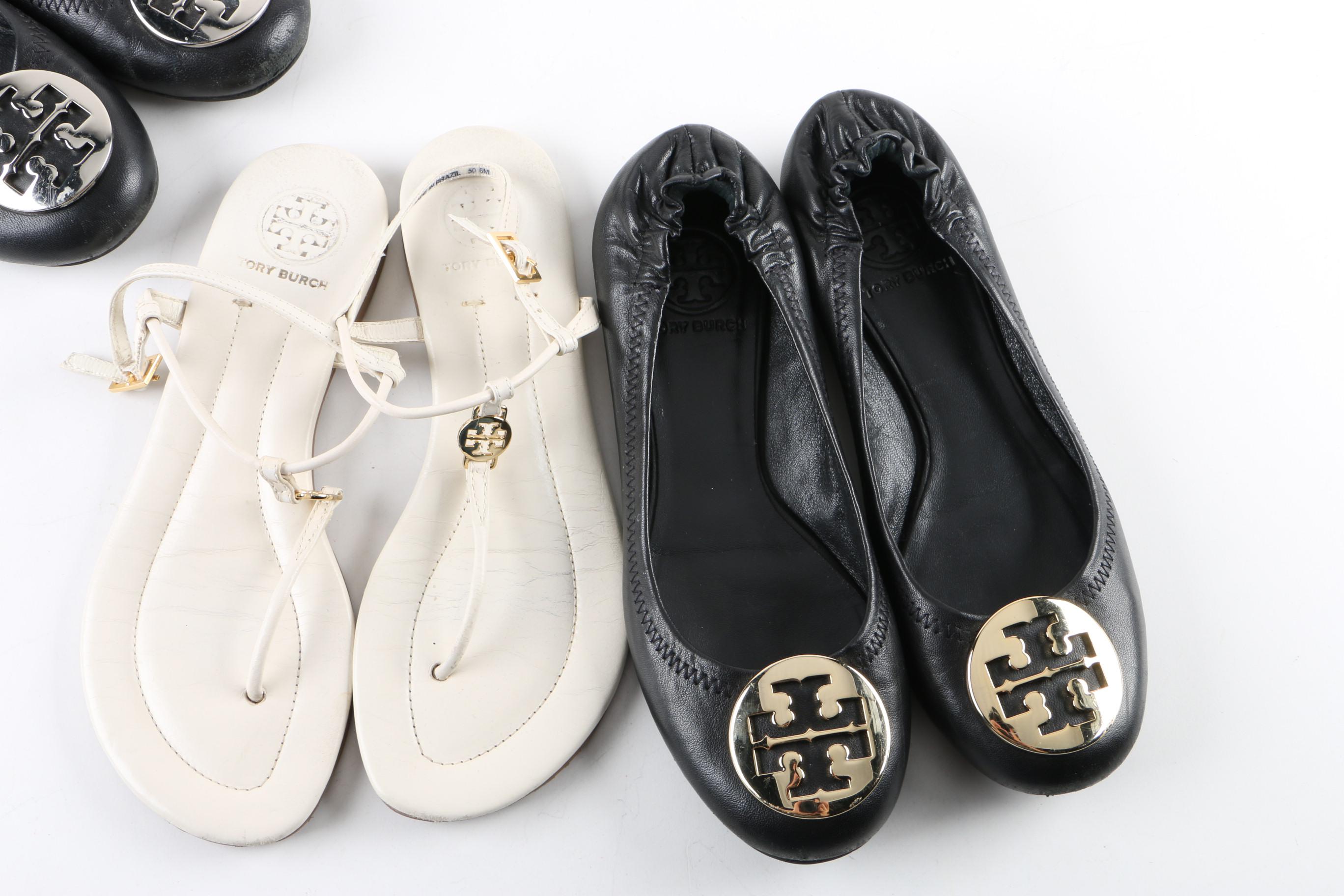 Women's Tory Burch Leather Flats and Sandals
