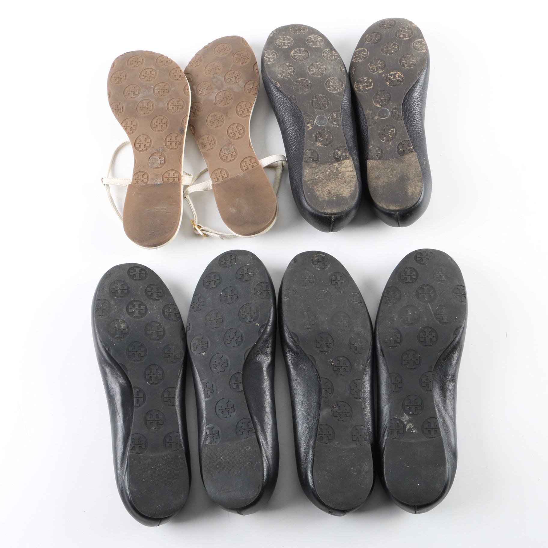 Women's Tory Burch Leather Flats and Sandals