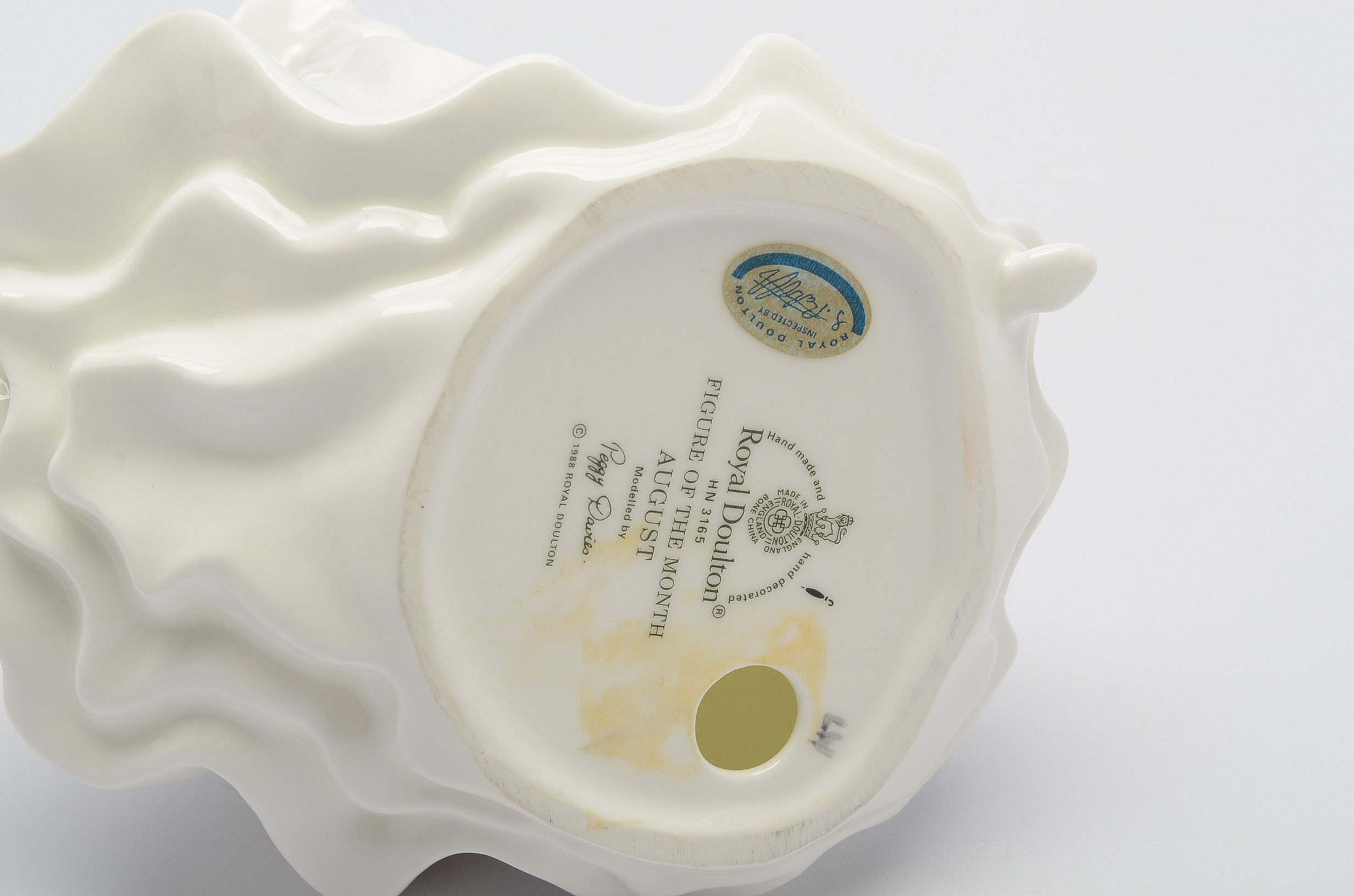 Royal Doulton "Patricia" and "August" Figurines