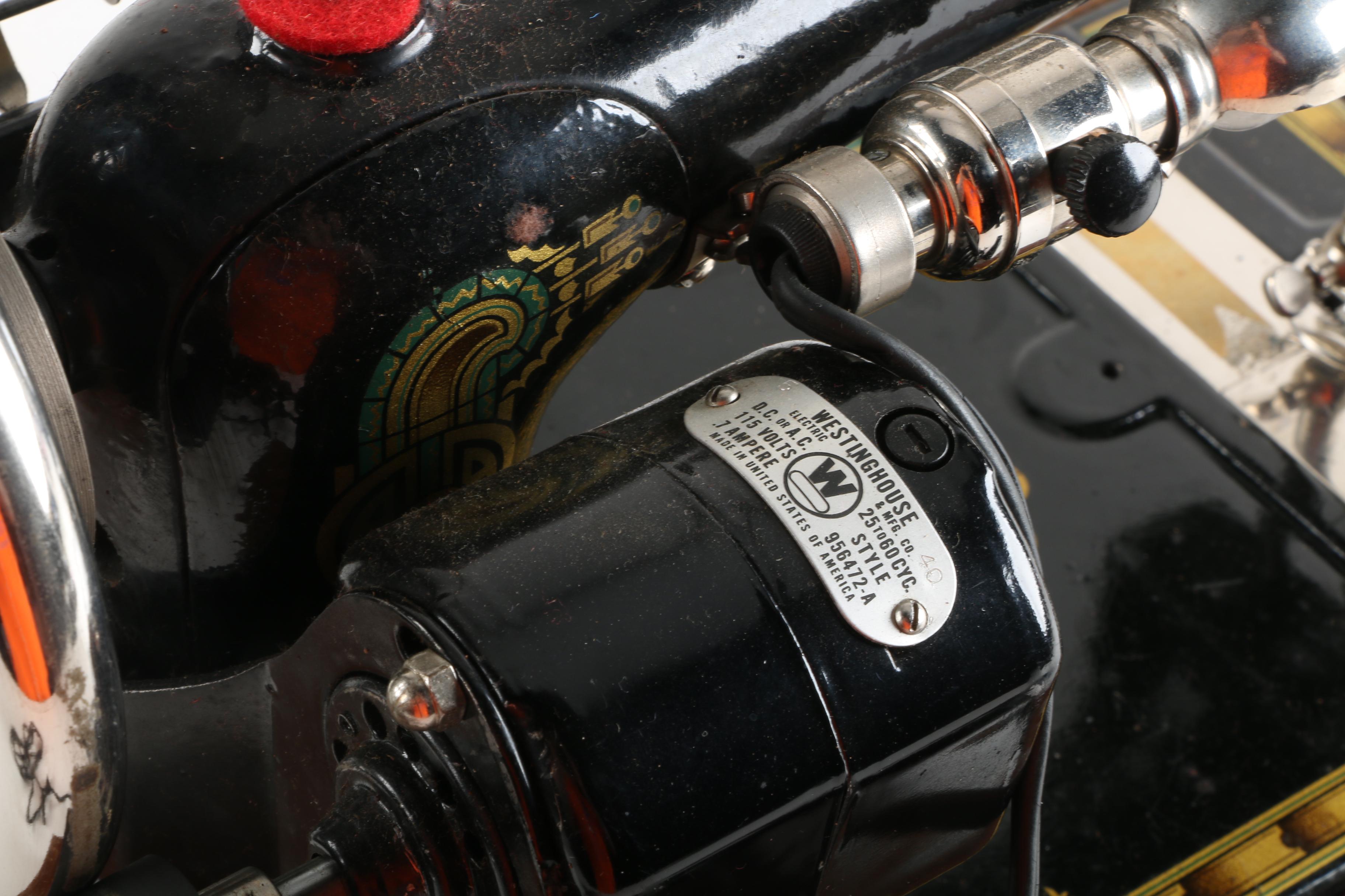 Vintage Westinghouse Whippet Portable Electric Sewing Machine