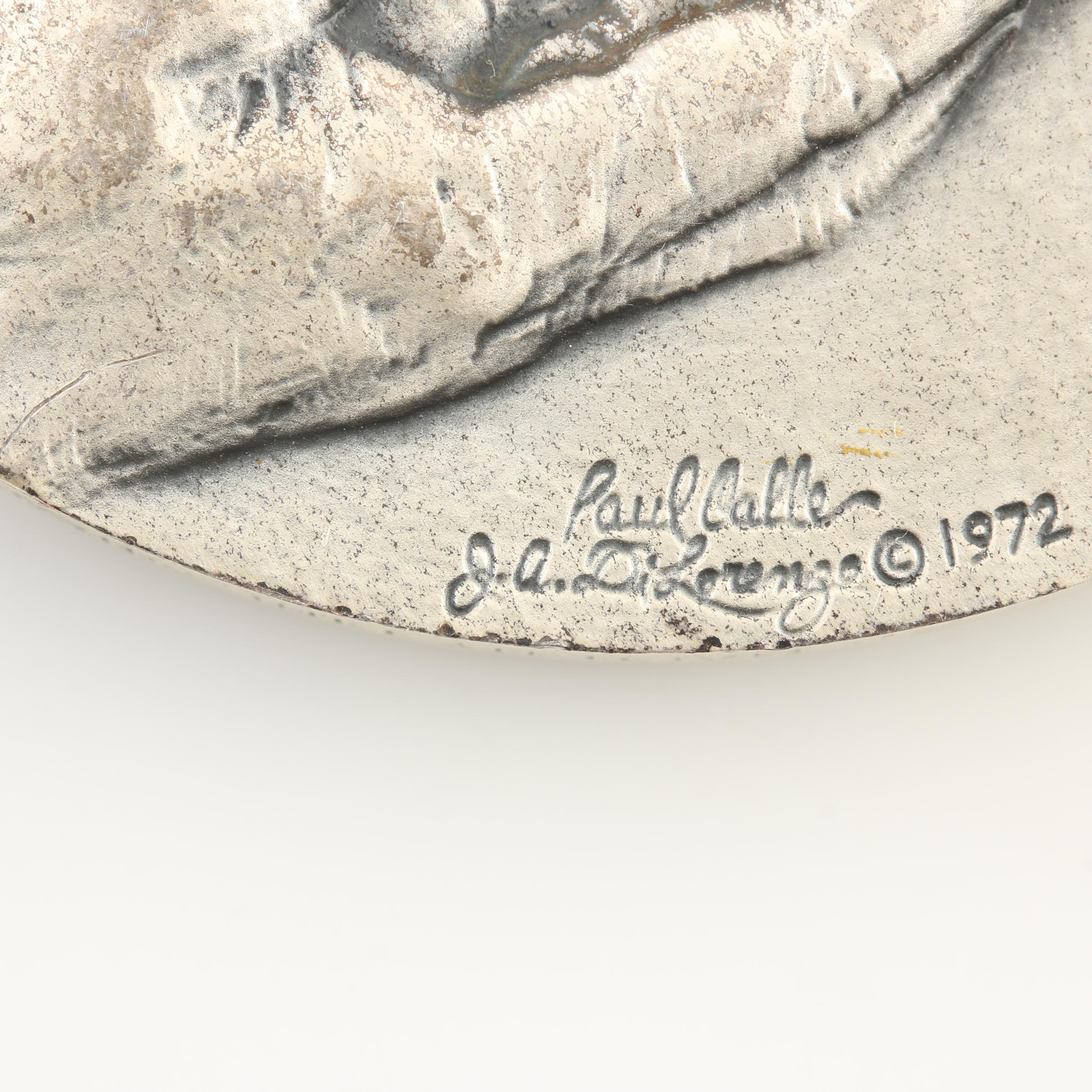 Richard M. Nixon 1972 Journey for Peace Silver Medal